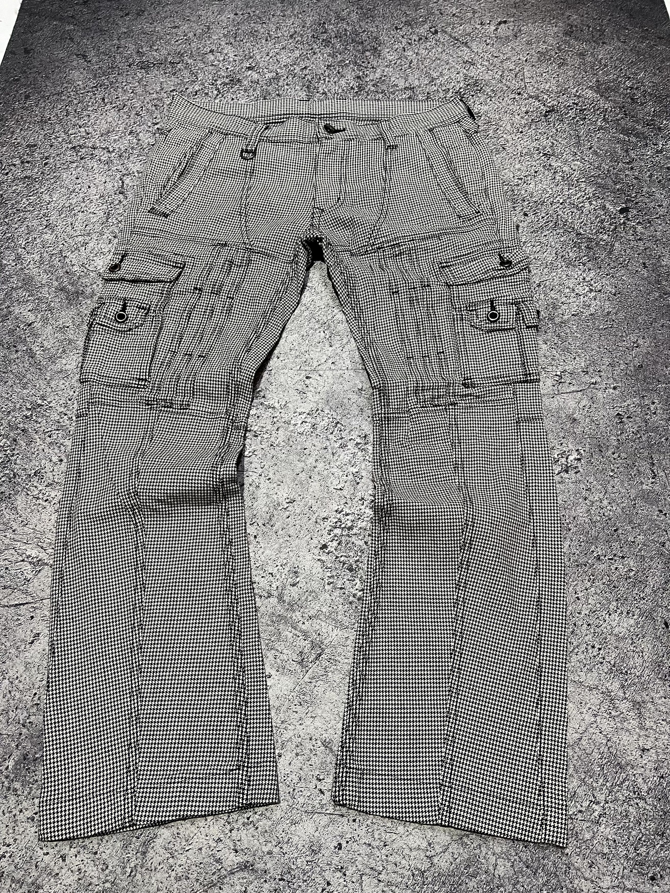Japanese Brand 2000s Nicole Ifsixwasnine Flare Work Cargo y2k Size US 34 / EU 50 - 1 Thumbnail