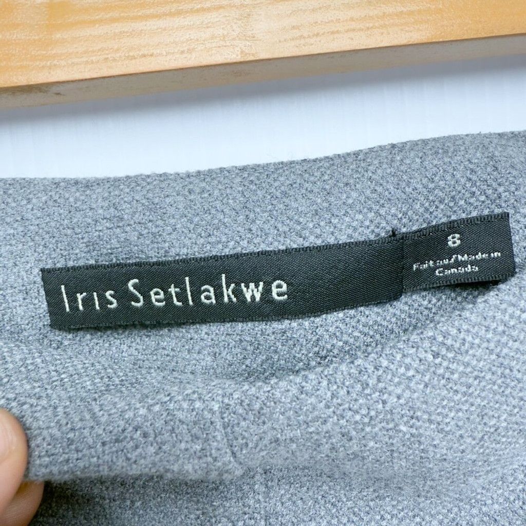 Other IRIS SETLAKWE High Rise Flat Front Wide Leg Dress Pants Sz 8 Size 30" / US 8 / IT 44 - 2 Thumbnail
