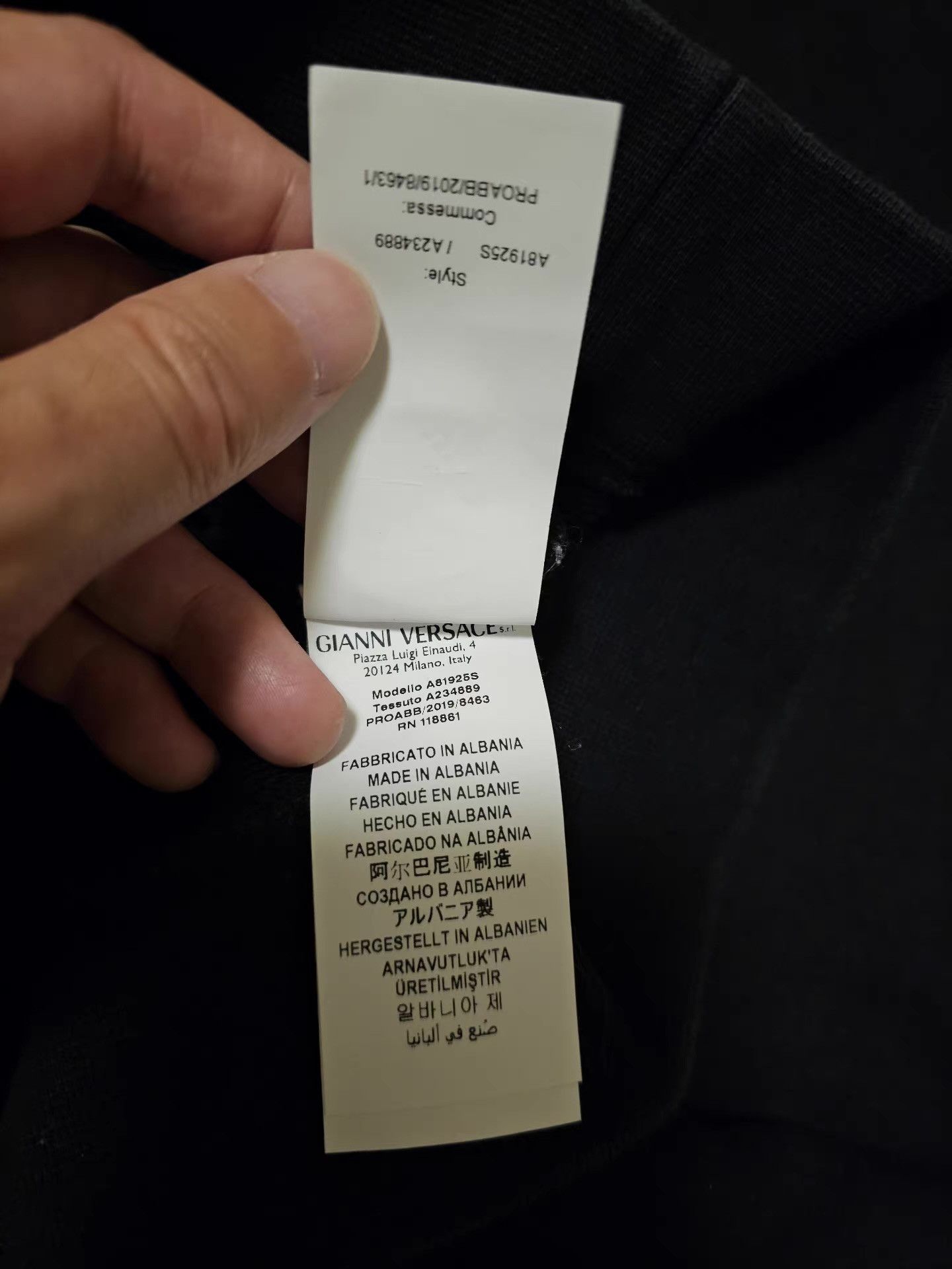 Versace Versace Men's Sweatshirt, Q4 Size US L / EU 52-54 / 3 - 6 Thumbnail