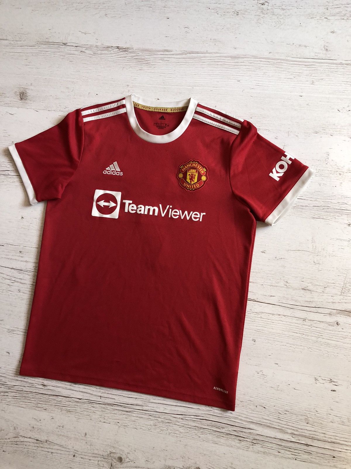 Adidas Manchester United 2021 Ronaldo 7 Home Shirt Jersey Size US L / EU 52-54 / 3 - 2 Thumbnail