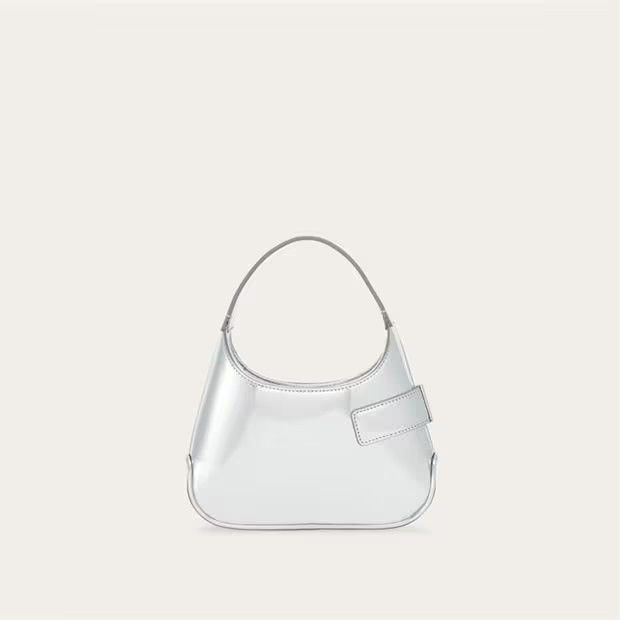 Salvatore Ferragamo o1s1rm0924 Size: OS / Mini Hobo Bag in Silver Size ONE SIZE - 5 Thumbnail