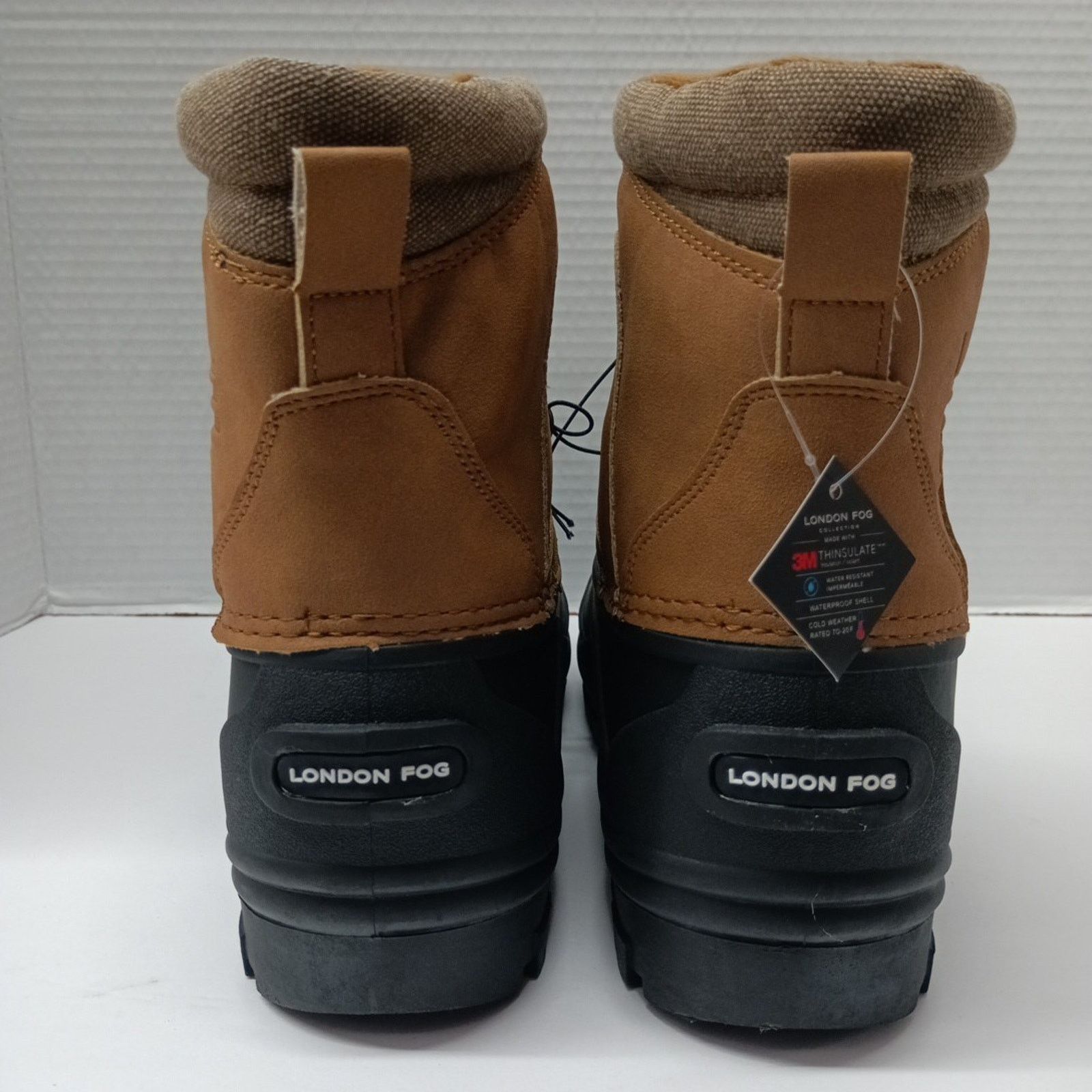 London Fog London Fog Holborn Winter Boot Brown/Black US Men's Size 9M Size US 9 / EU 42 - 4 Thumbnail