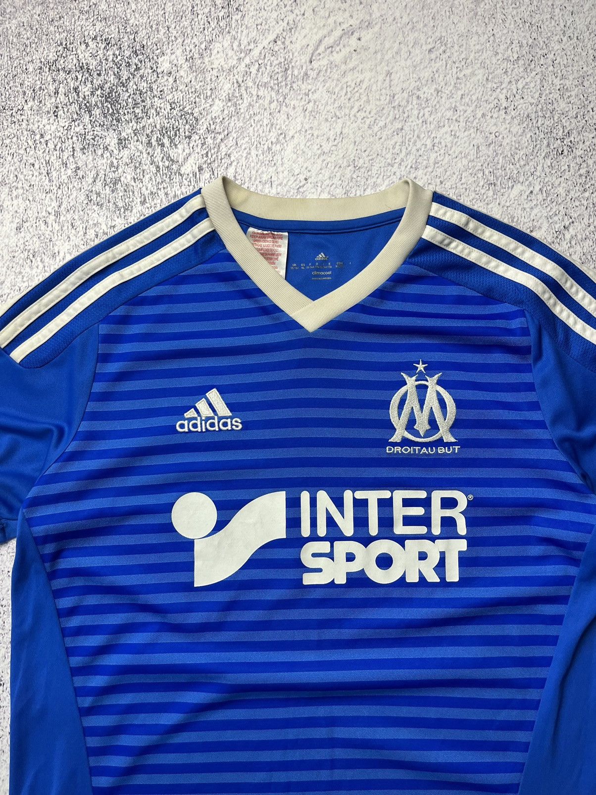 Adidas Vintage Adidas 2015/16 Olympique de Marseille Third Shirt Size US S / EU 44-46 / 1 - 7 Thumbnail