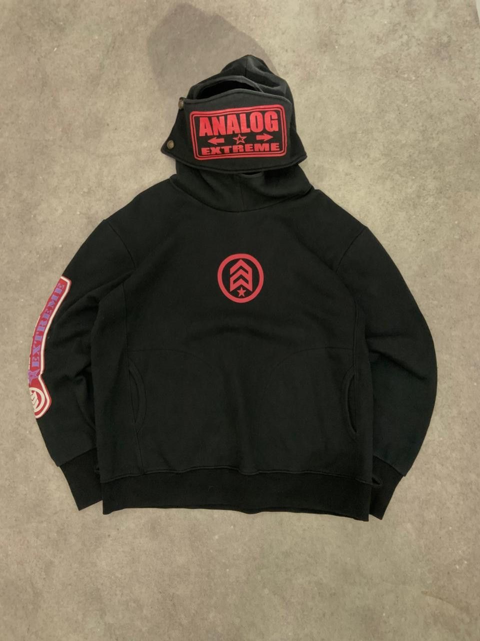 Vintage vintage Analog Hunco balaclava Hoodie Size US M / EU 48-50 / 2 - 1 Thumbnail