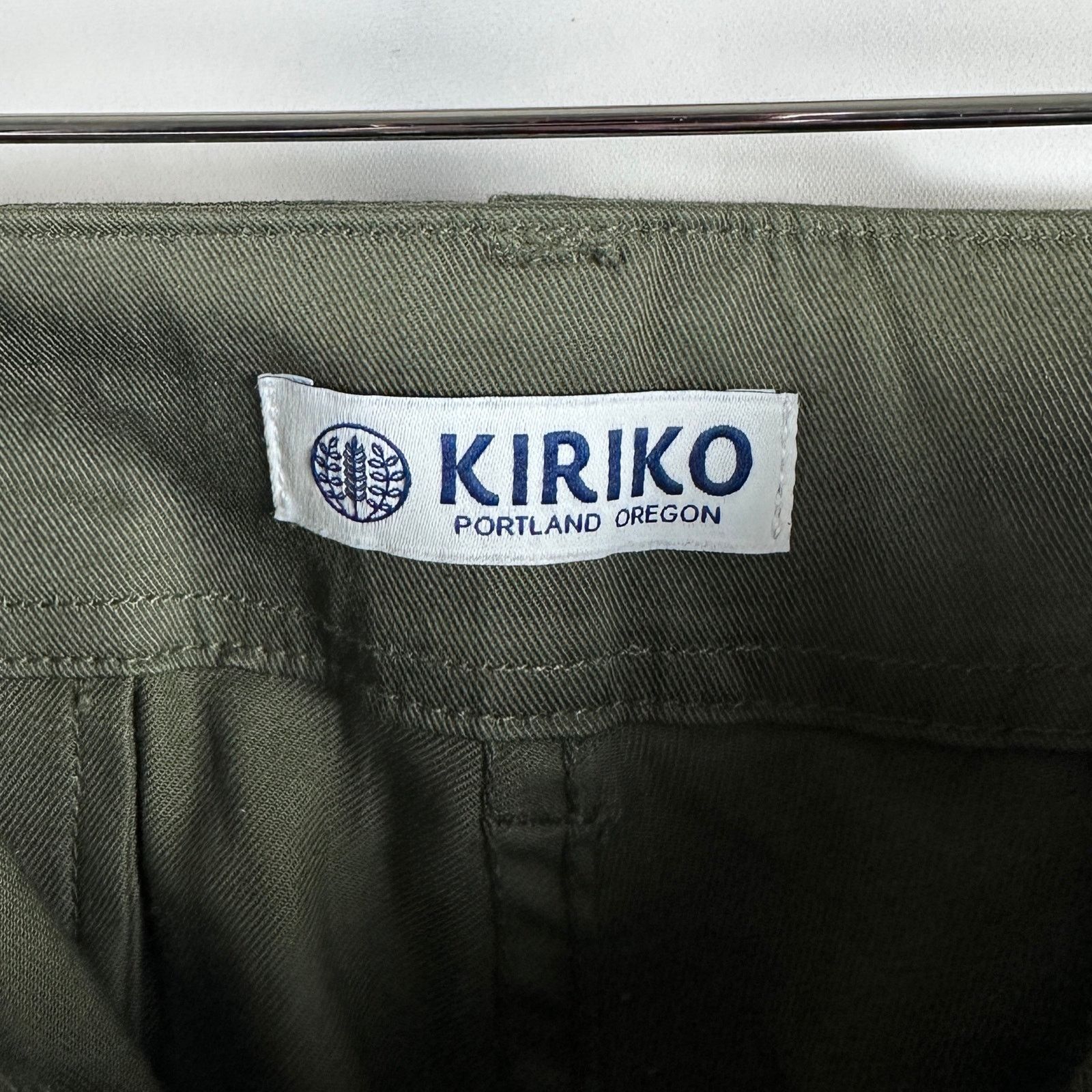 Kiriko Made Green Officer Patchwork Chino Pants Size US 30 / EU 46 - 5 Thumbnail