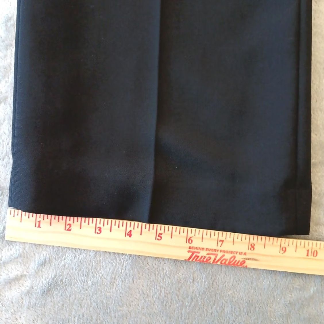 Jones New York Jones New York Dress Pants Womens Size 12 Black Lined High Rise Straight 34x31 Inseam 31in Front Flat Zip Pants Size 34" / US 12 / IT 48 - 7 Thumbnail