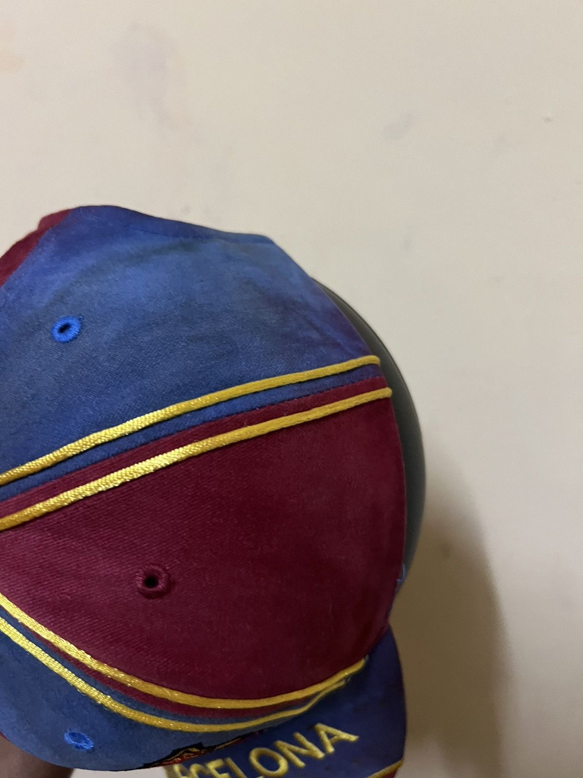 Vintage Vintage FC Barcelona Hat Size ONE SIZE - 10 Thumbnail
