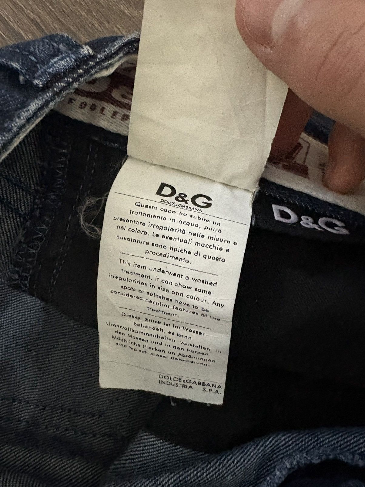 Dolce & Gabbana Dolce and Gabbana Denim Laundry dark blue jeans Size US 30 / EU 46 - 7 Thumbnail