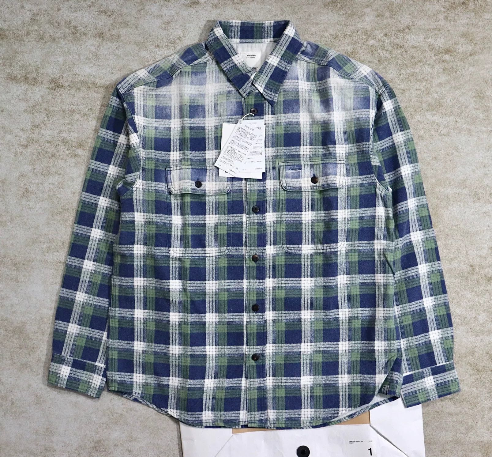 Visvim Visvim Lumber Khadi Check Shirt Jacket Size US S / EU 44-46 / 1 - 1 Thumbnail