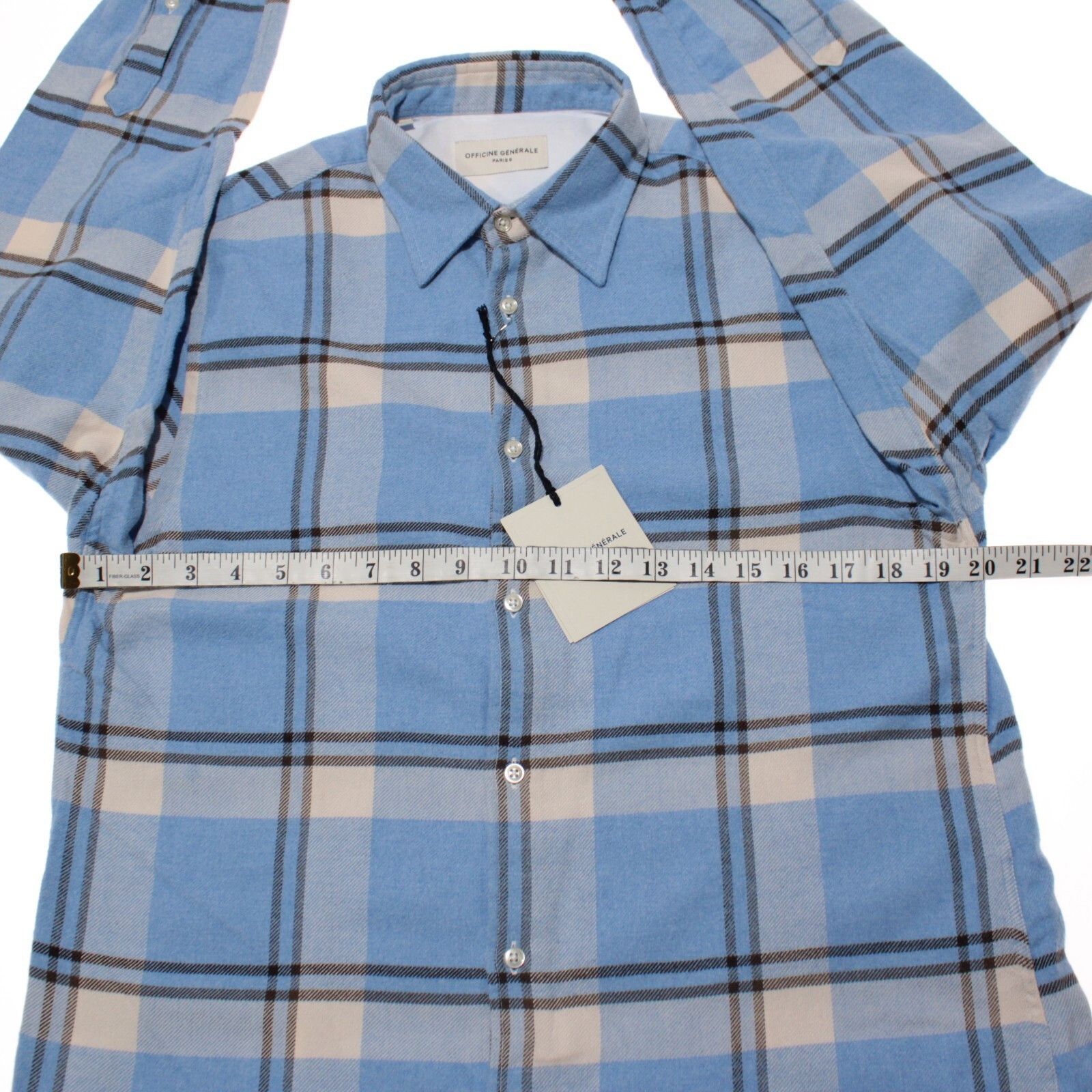 Officine Generale Officine Generale New with tags Shirt Size M US In Blue Size US M / EU 48-50 / 2 - 4 Thumbnail