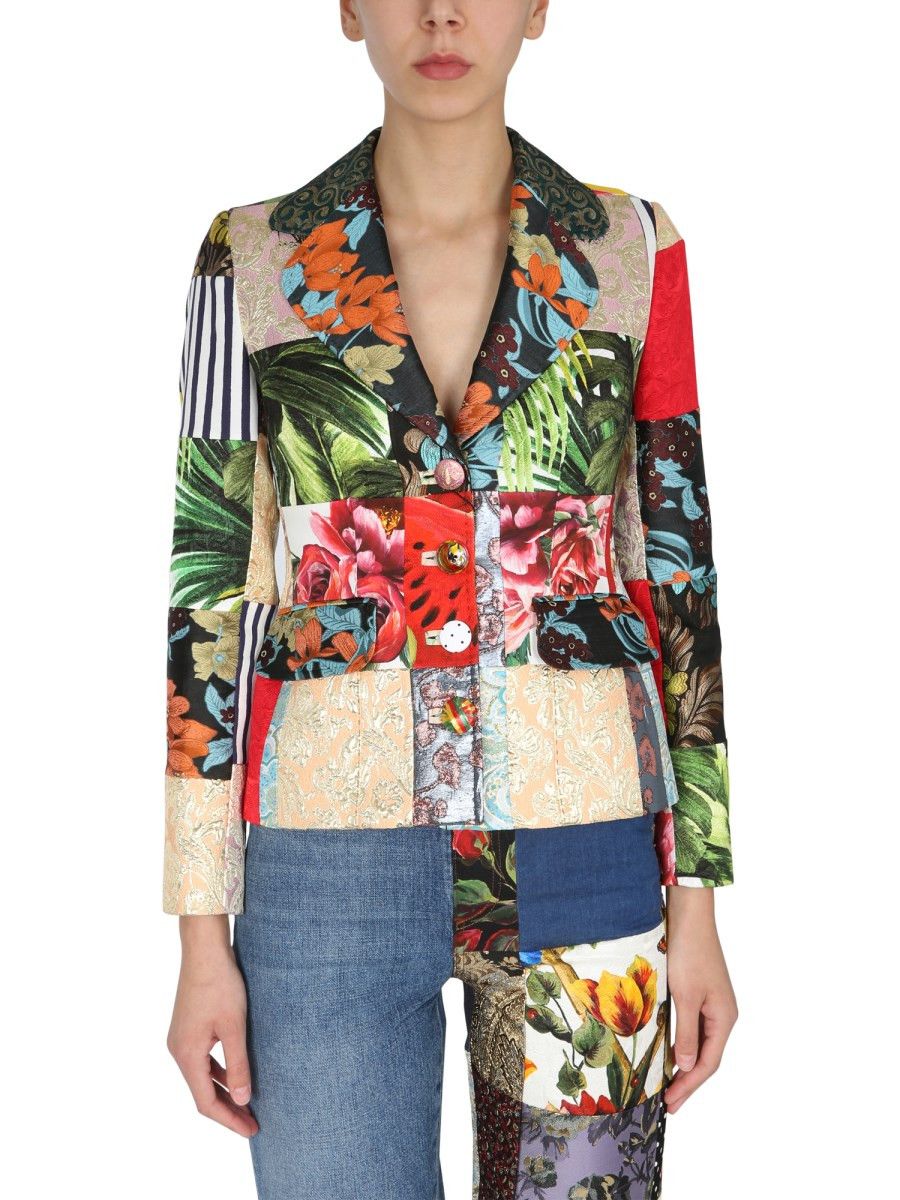 Dolce & Gabbana o1y0825 Blazer in Multicolor Size XS / US 0-2 / IT 36-38 - 1 Thumbnail