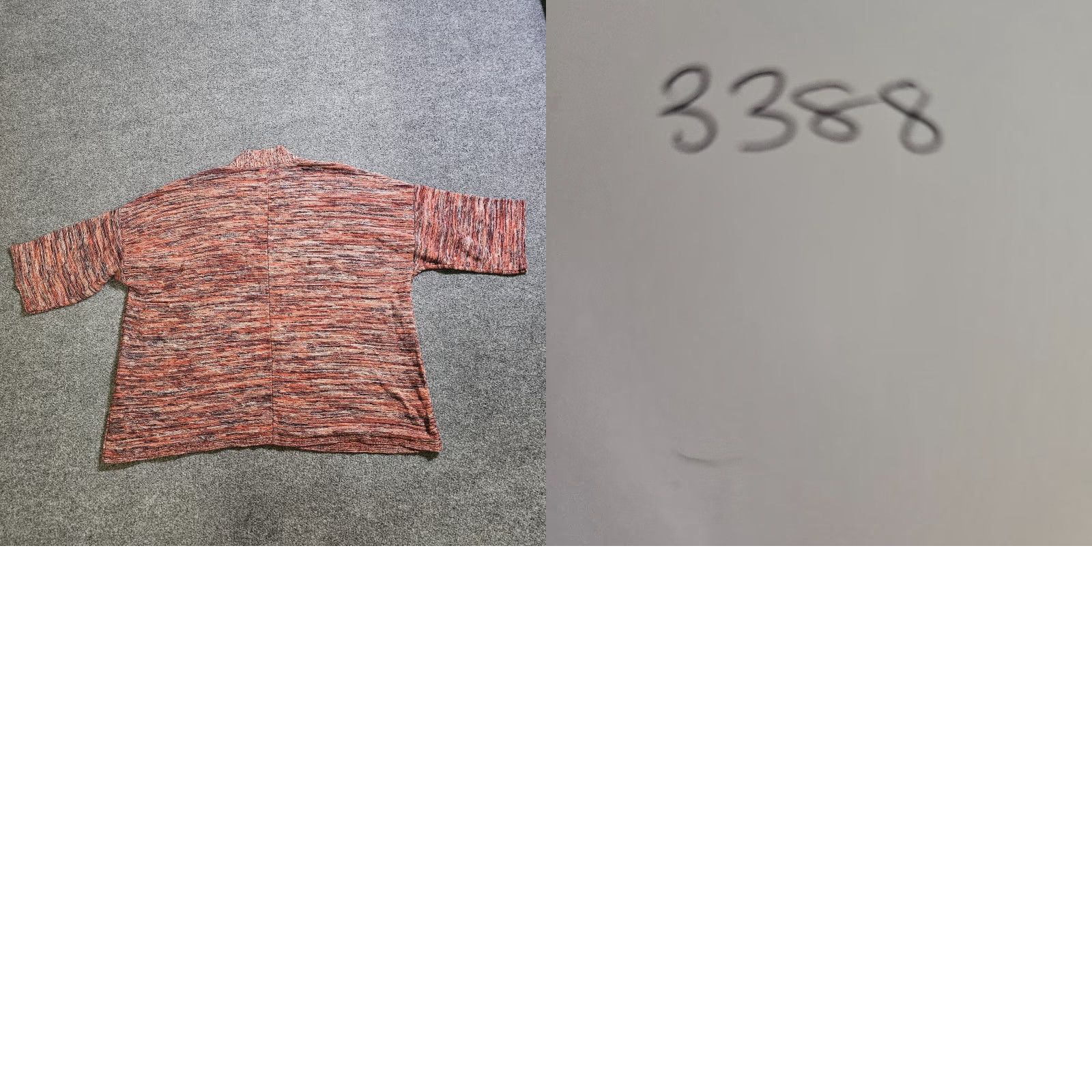 J. Jill J. Jill Sweater Top Womens Large Orange V-Neck Short Sleeve Knit Casual Oversized Pullover Knit Modern Classic Womens Size L / US 10 / IT 46 - 8 Thumbnail