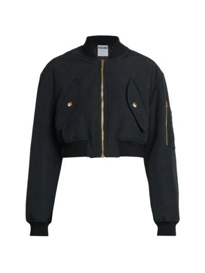 Moschino os11x0624 Bomber Jackets in Black Size XL / US 12-14 / IT 48-50 - 1 Preview