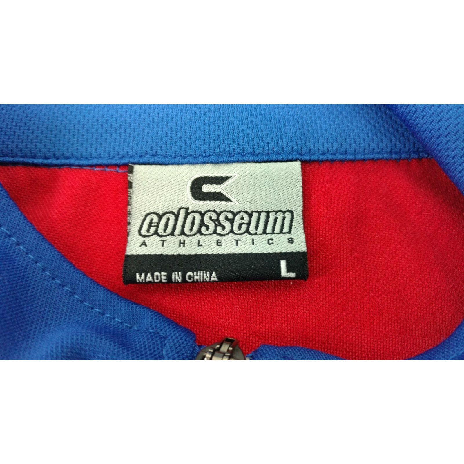Vintage Colosseum Athletics Fullzip Mens Large Blue University of Kansas Jayhawks Jacket Sports NCAA Championship Size US L / EU 52-54 / 3 - 8 Thumbnail