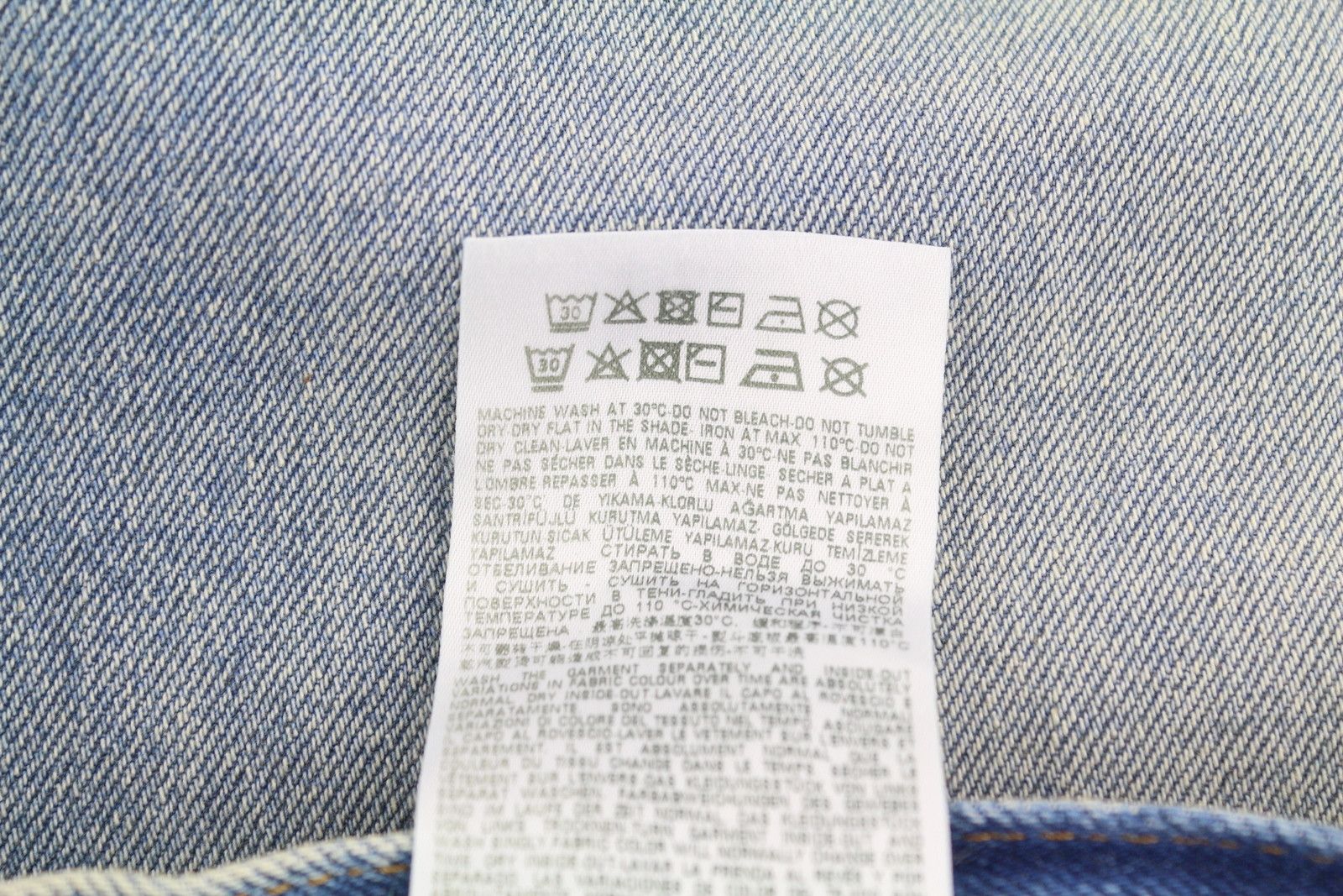 Diesel 2010 09D79 W30/L34 Loose Straight Washed Jeans 40913 Size US 30 / EU 46 - 11 Thumbnail