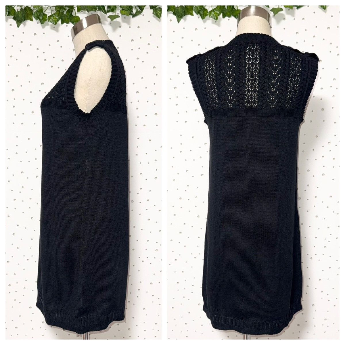 Chanel Authentic Chanel COCO Embroidery Lace Knit Dress 34 Black Size XXS / US 00 / IT 34 - 6 Thumbnail