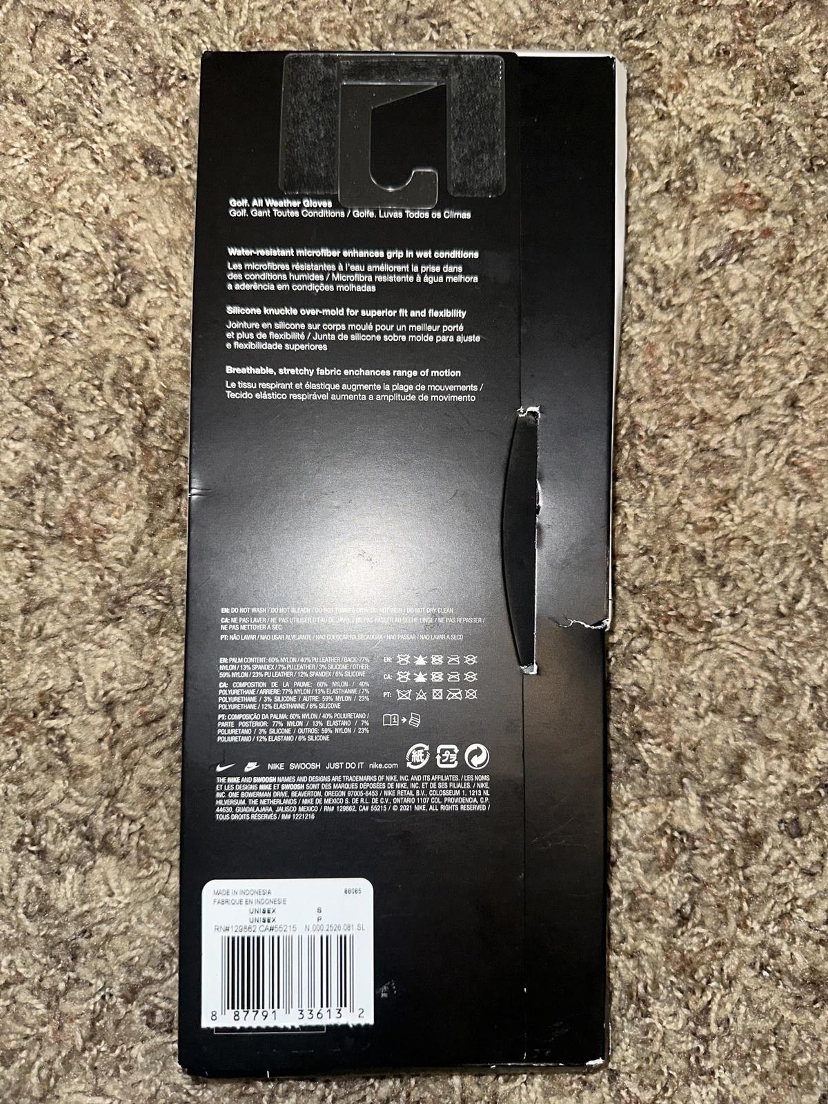 Nike Nike All Weather IV Golf Glove Golf Gloves Size ONE SIZE - 4 Thumbnail