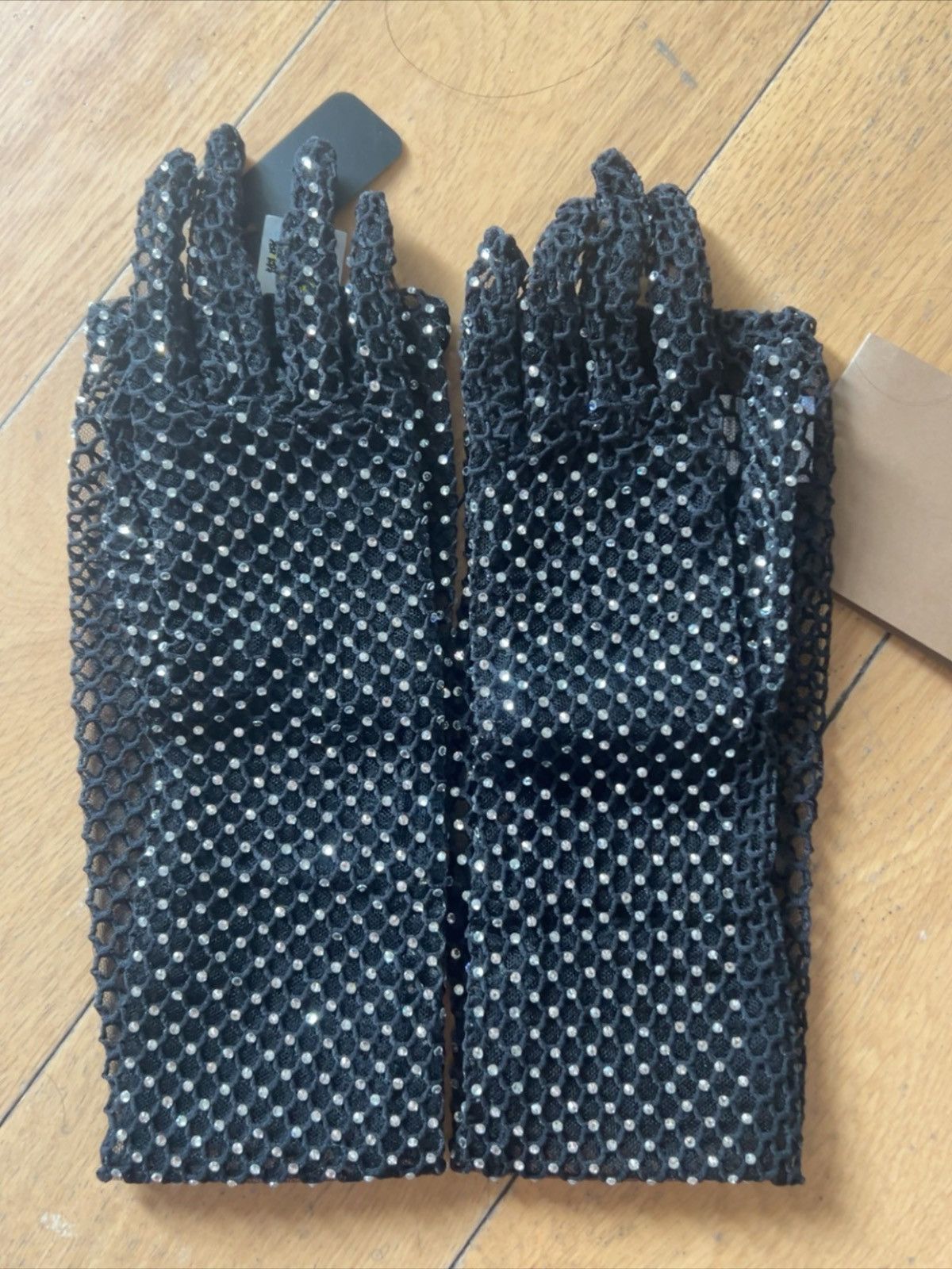Burberry BURBERRY Mesh Embellished Gloves Size ONE SIZE - 6 Thumbnail
