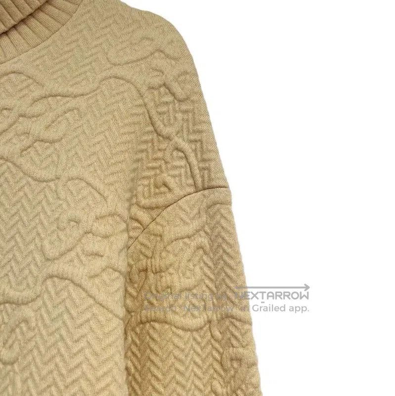 Fendi Fendi Brown Knit Long Sleeve Sweater . Size XS / US 0-2 / IT 36-38 - 3 Thumbnail