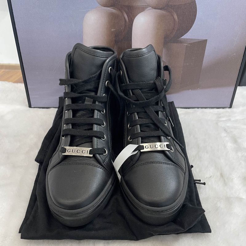 Gucci Gucci Minimalist Black Casual Sneakers - Size US 5.5 / EU 38 - 1 Thumbnail