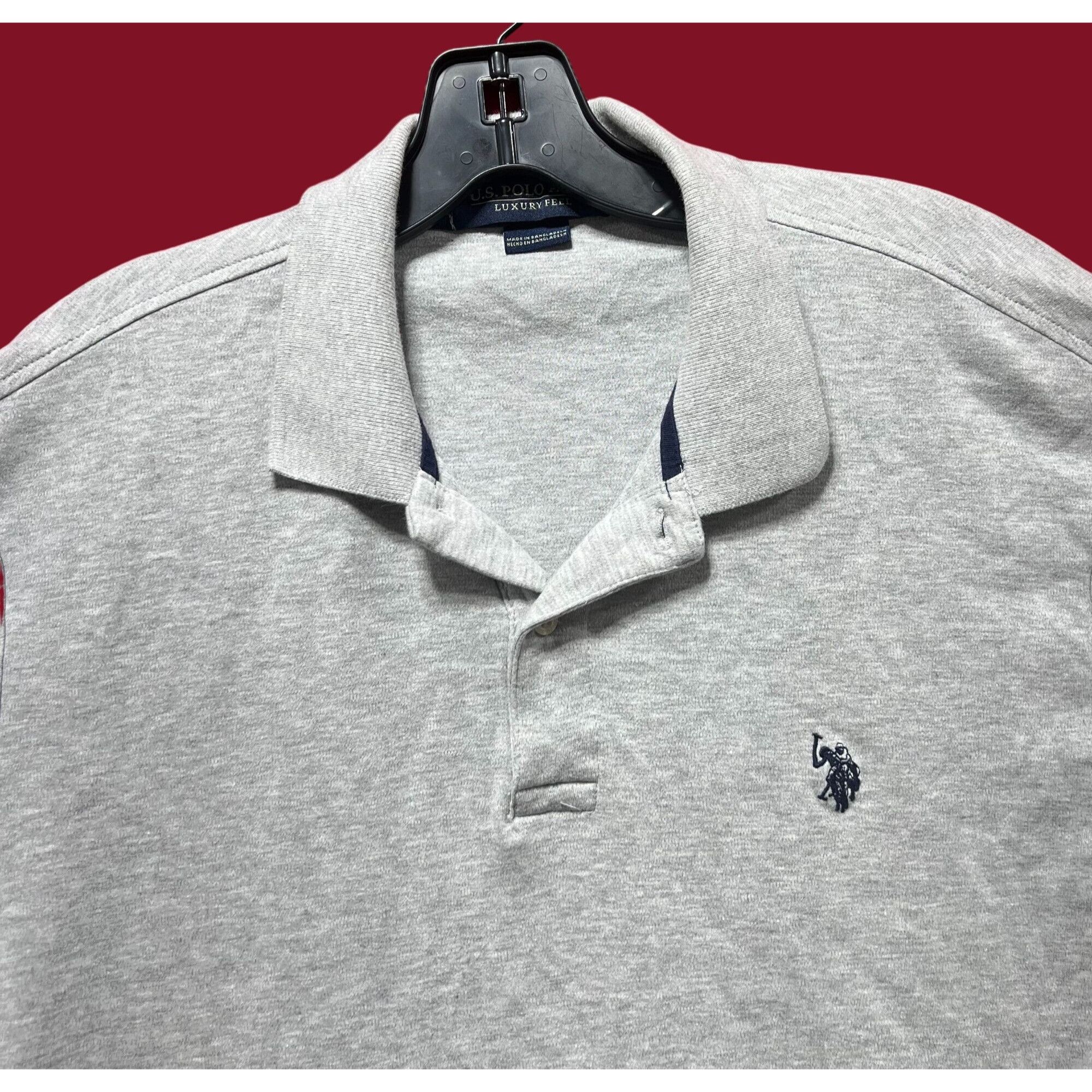 Other U.S Polo ASSN - Men's Short Sleeve T-Shirt - Grey - Large Size US L / EU 52-54 / 3 - 12 Thumbnail