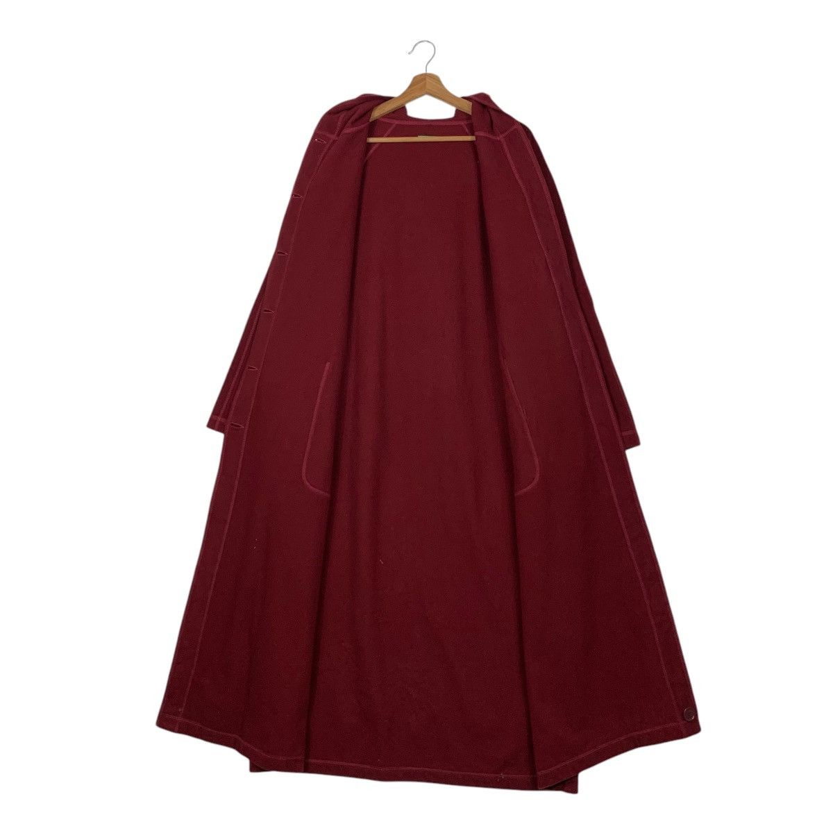 Benetton United Colors of Benetton Oversized Long Coat #2135-C94 Size S / US 4 / IT 40 - 13 Thumbnail