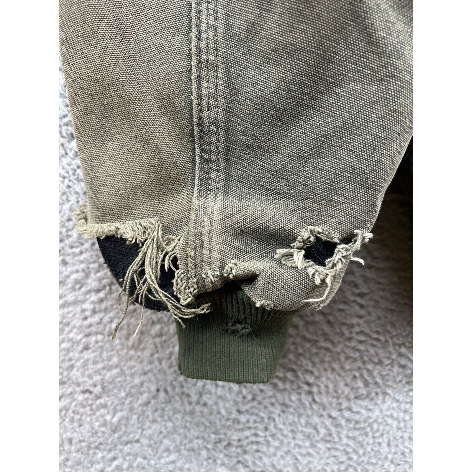 Carhartt Carhartt J25 MOS Hooded Sz. XL Sage Green Duck Canvas Jacket Size US XL / EU 56 / 4 - 5 Thumbnail