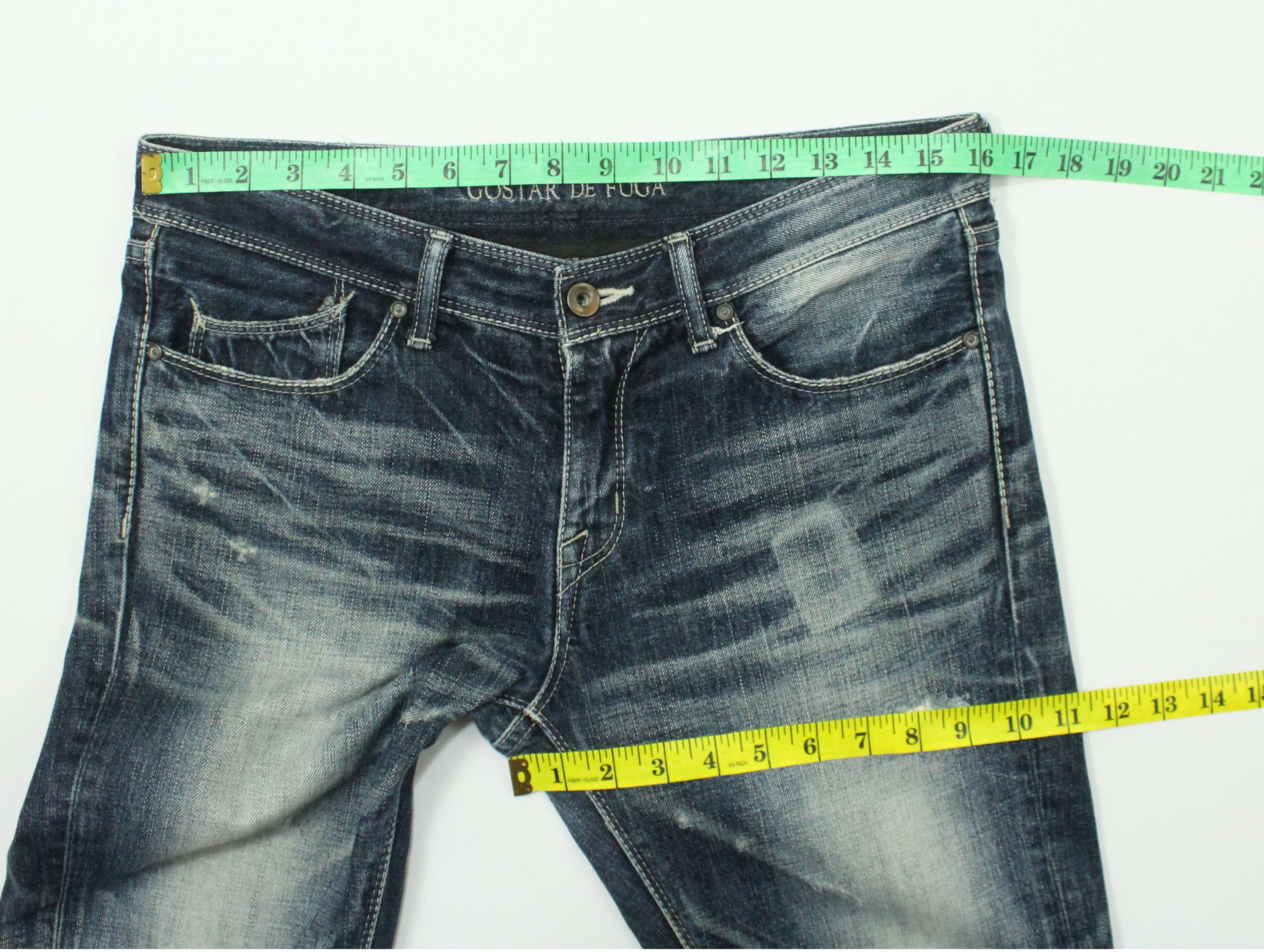 GOSTAR DE FUGA GOSTAR DE FUGA Denim Distressed APC Helmut Lang Acne Size US 32 / EU 48 - 20 Thumbnail