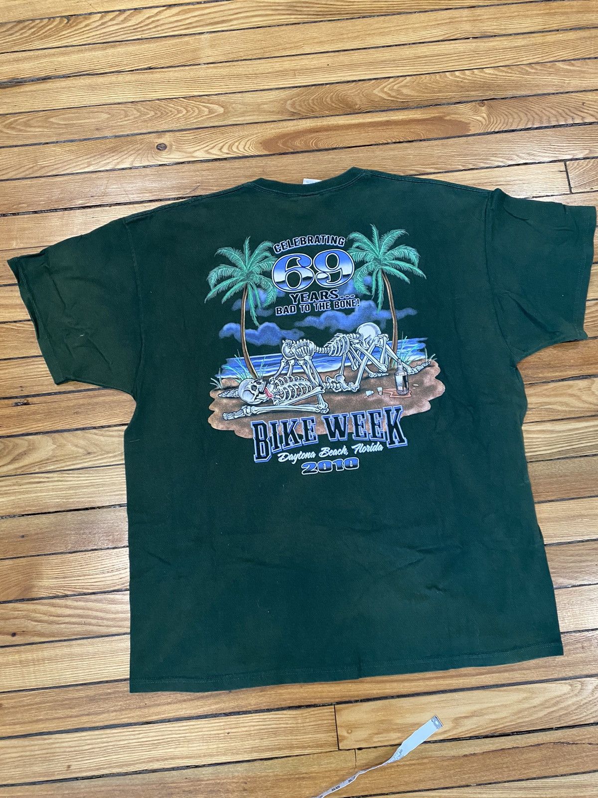 Fruit Of The Loom × Harley Davidson × Vintage 69 year anniversary Bike week Xxl Size US XXL / EU 58 / 5 - 2 Thumbnail