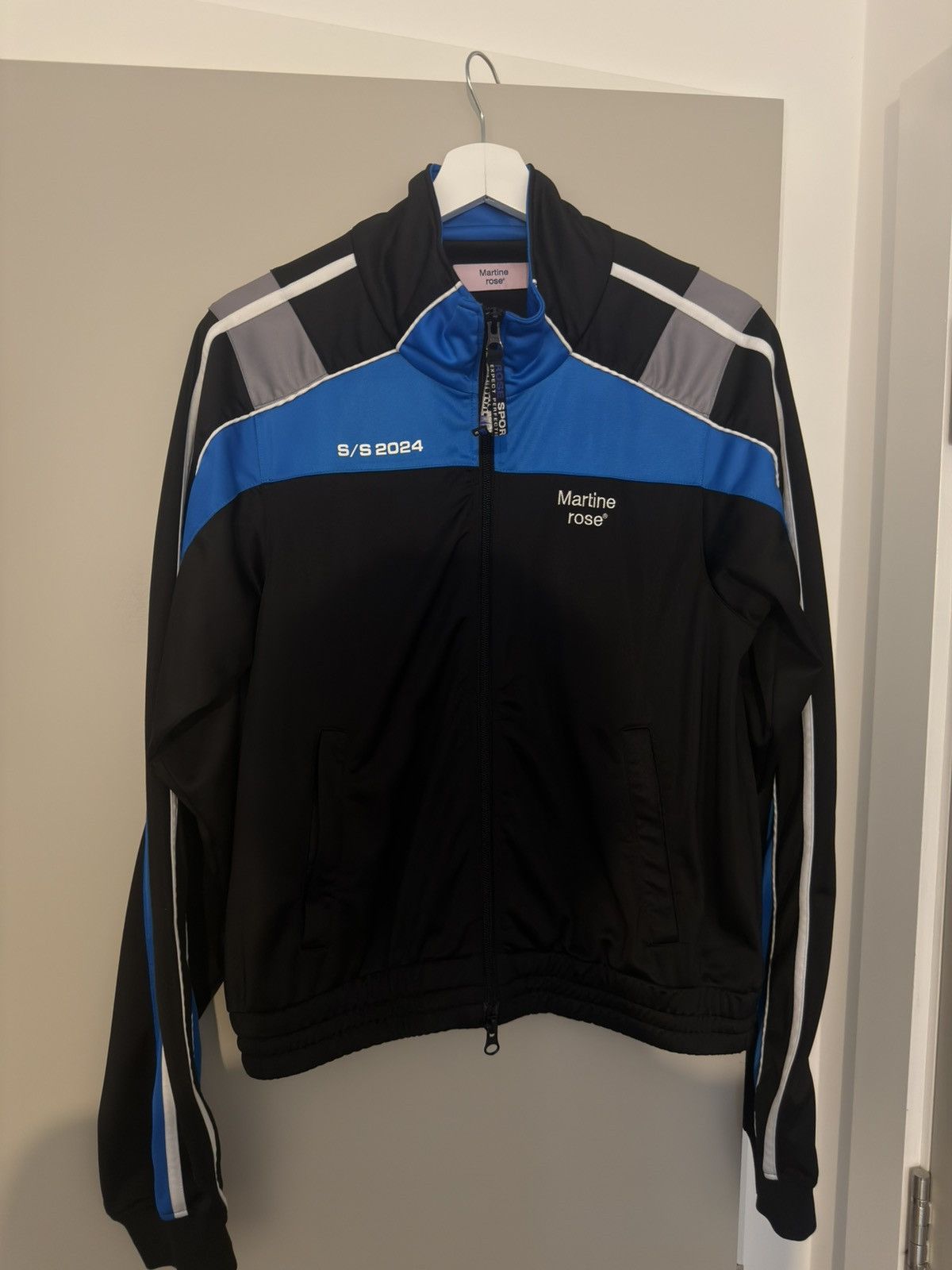 Martine Rose track shrunken jacket
