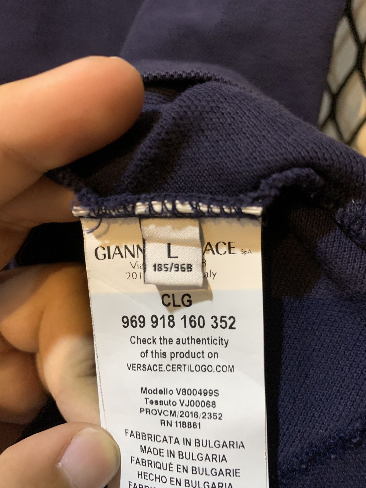 Versace Versace Collection collar small logo Size US M / EU 48-50 / 2 - 4 Thumbnail