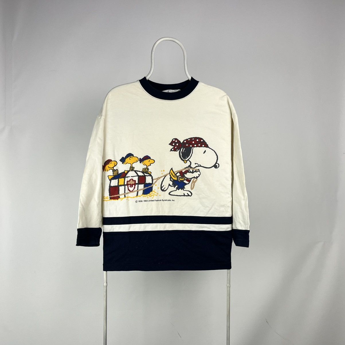 Peanuts St Michael Snoopy 1958 Print Graphic Sweatshirt Vintage Size US M / EU 48-50 / 2 - 1 Thumbnail