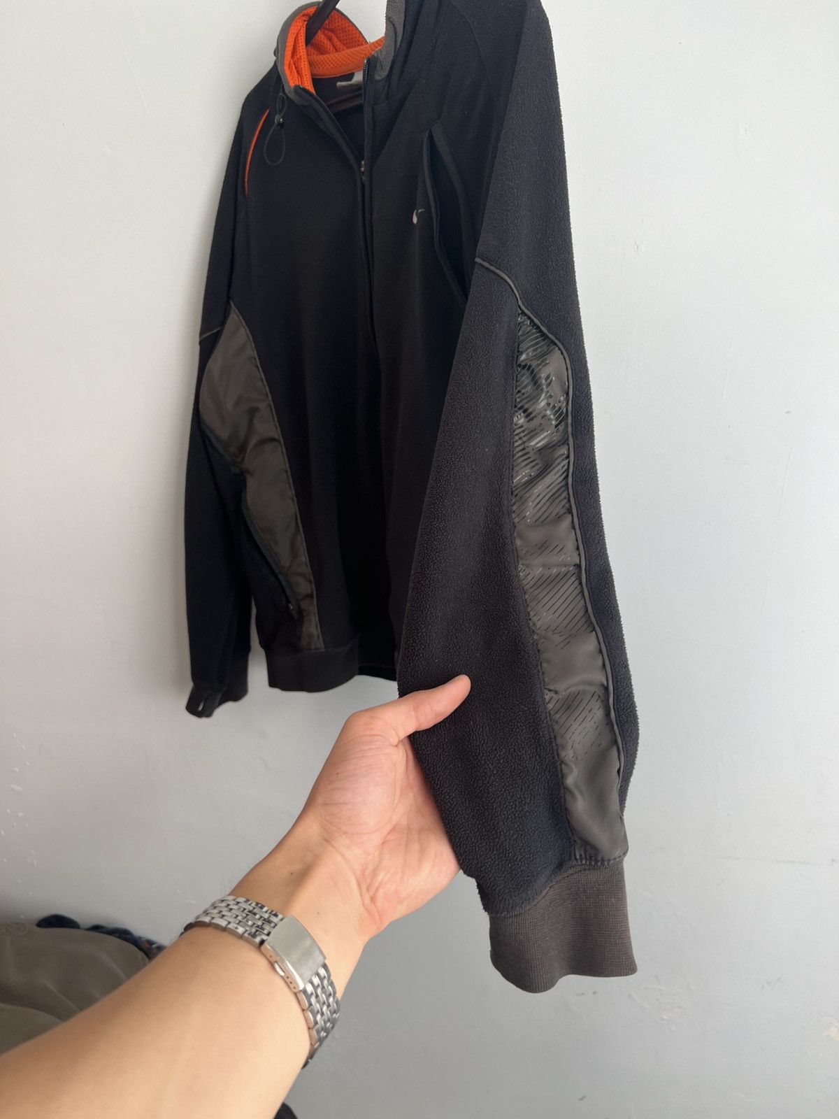 Nike NIKE SHOX TEDDY FLEECE VINTAGE CENTER LOGO BOXY ZIP HOODIE Size US L / EU 52-54 / 3 - 3 Thumbnail