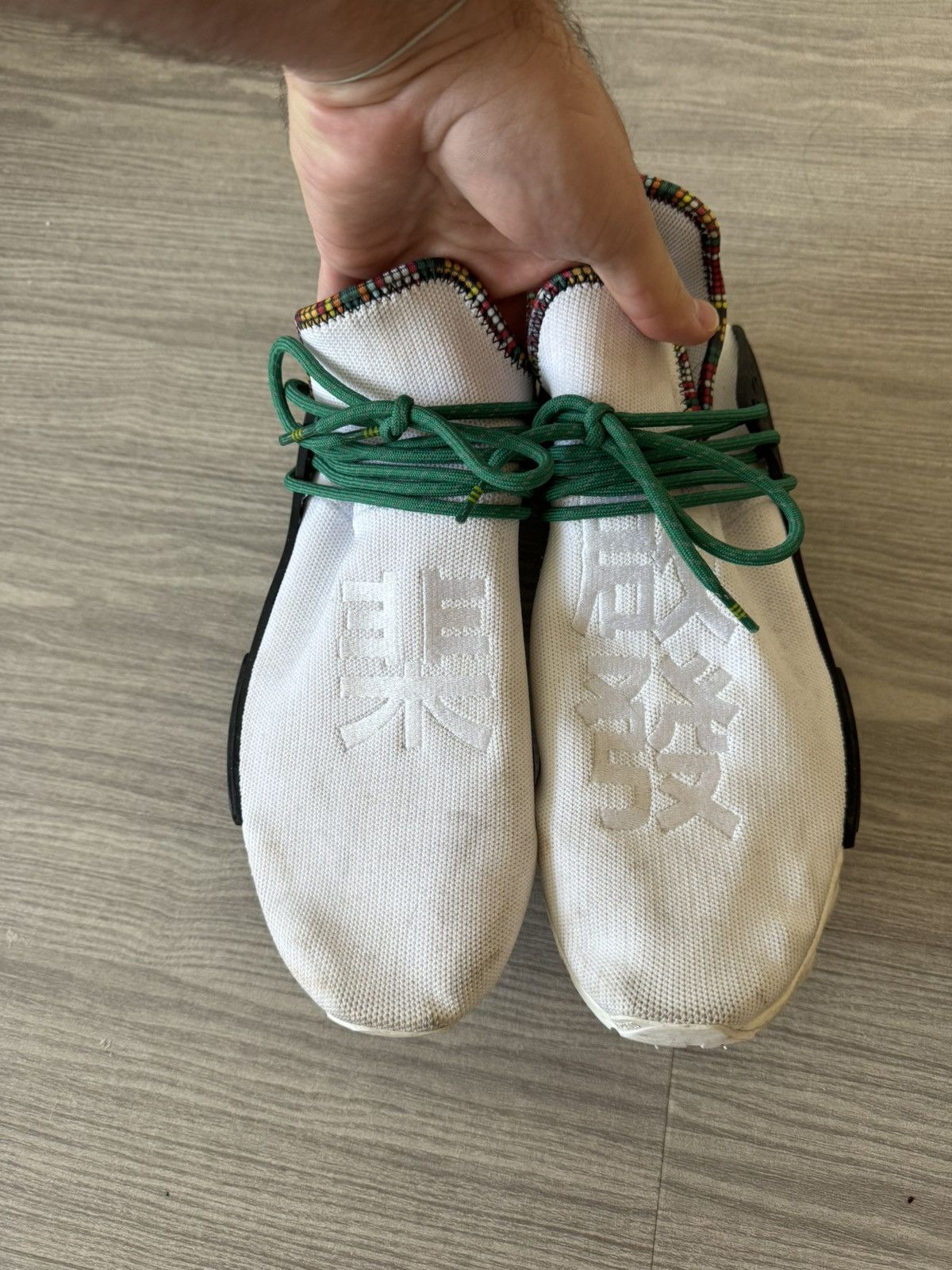 Adidas × Pharrell Adidas NMD Hu Pharrell Inspiration Pack White (Size 13) Size US 13 / EU 46 - 9 Thumbnail