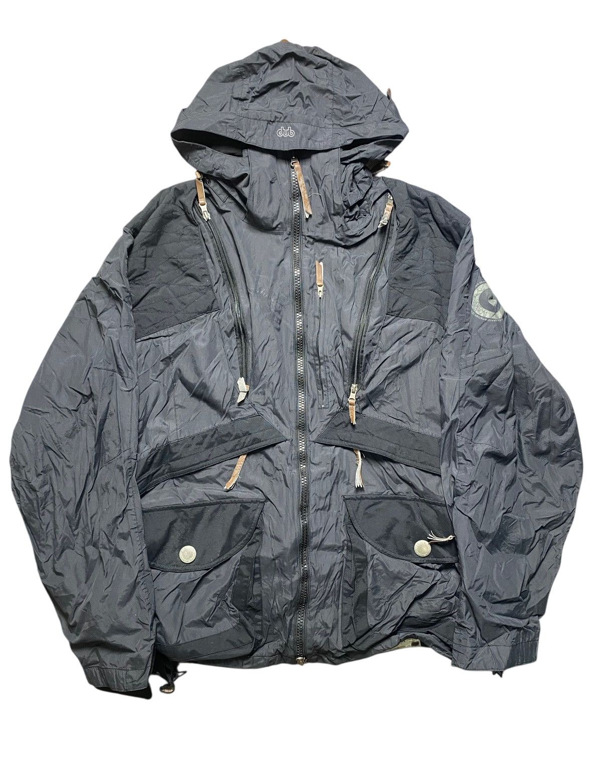 Japanese Brand VINTAGE JAPANESE BRAND DUB JACKET TACTICAL ZIPPER HOODIE Size US XL / EU 56 / 4 - 1 Thumbnail