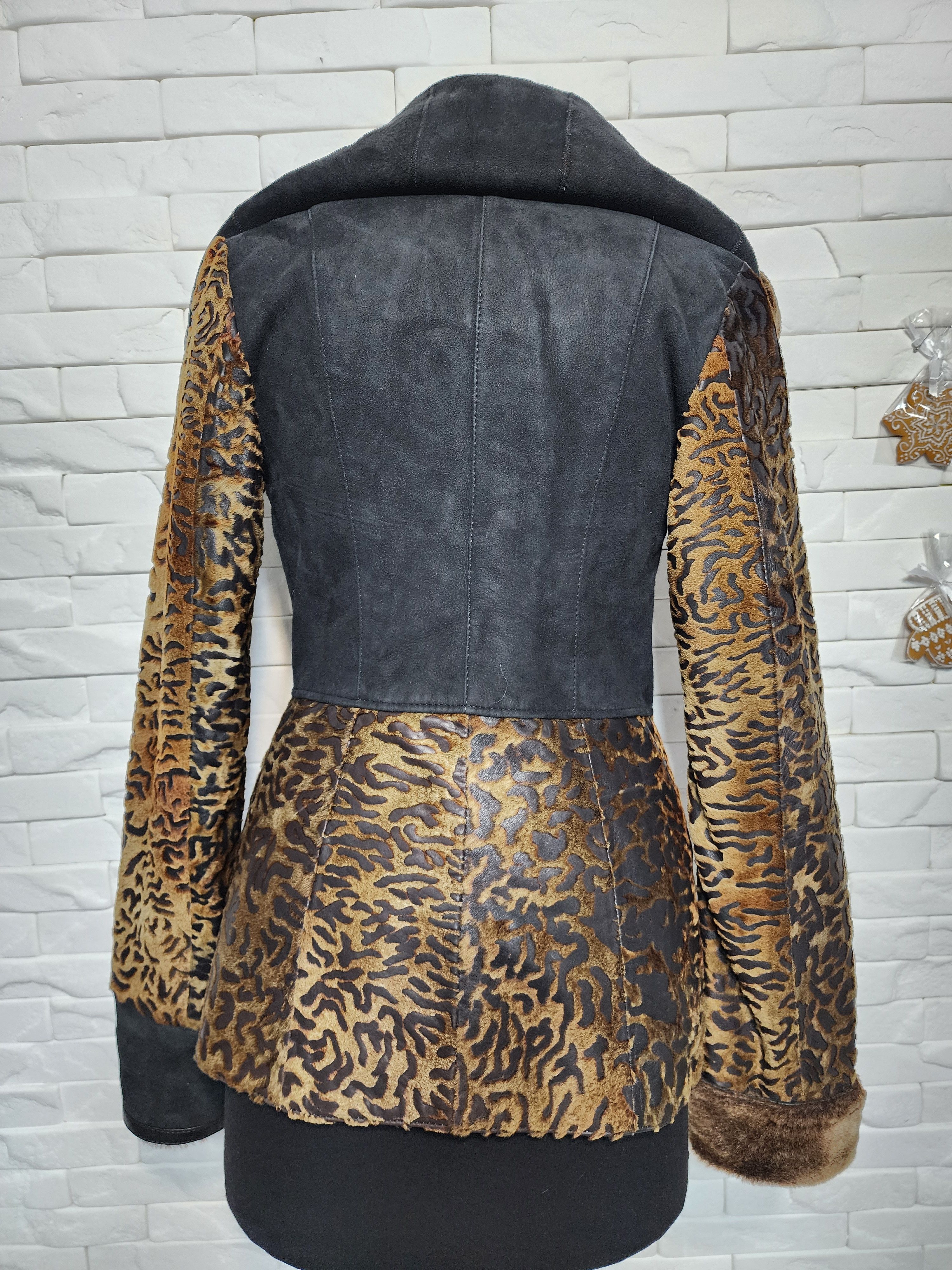 Furla Brown Sheepskin Coat: Women's Fur Hood Winter Coat Size M / US 6-8 / IT 42-44 - 4 Thumbnail