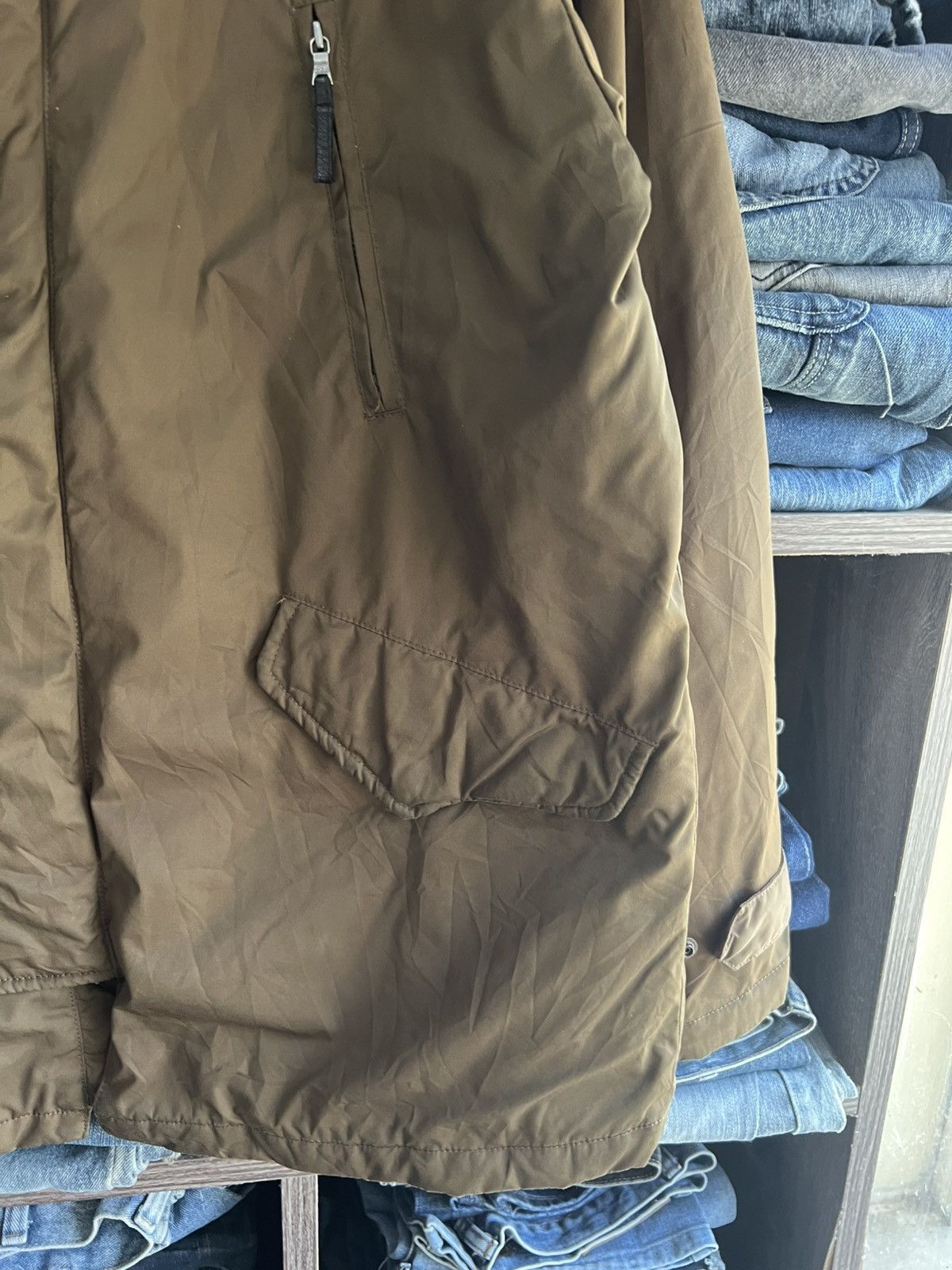 SHIPS 🔥Ships Double Zip Quilted Jacket Size US M / EU 48-50 / 2 - 8 Thumbnail