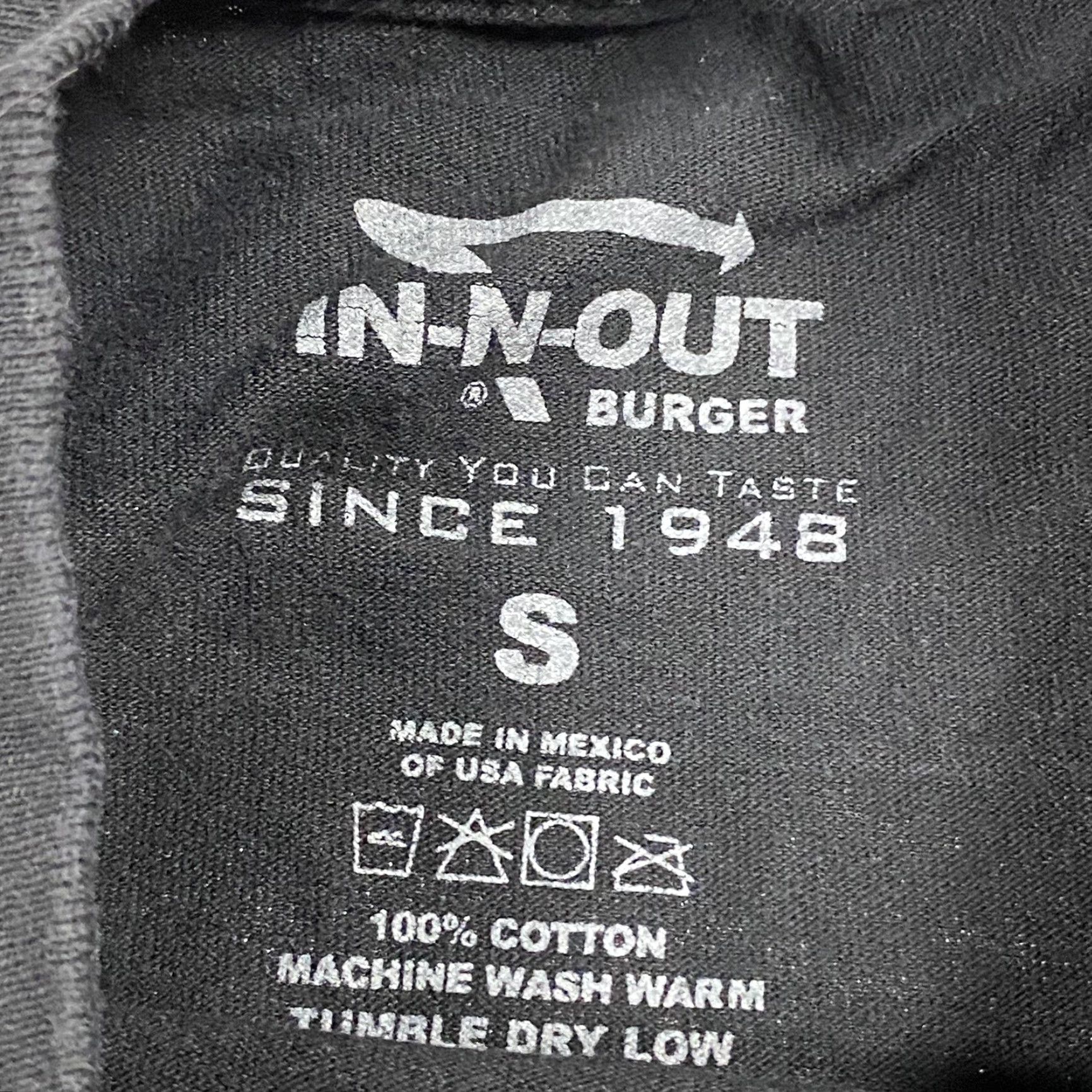 Doublet VINTAGE IN-N-OUT BURGER Shirt Adult Small Black Double-Sided Graphic Logo 50s California Mens Size US S / EU 44-46 / 1 - 3 Thumbnail