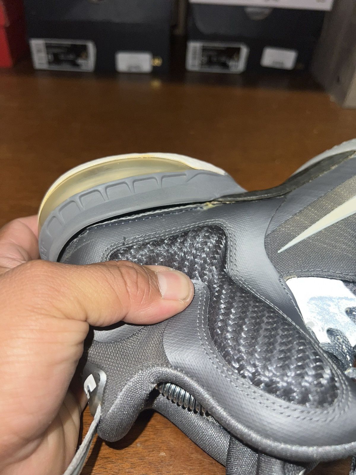 Nike Lebron 9 Cool Grey size 7.5 Size US 7.5 / EU 40-41 - 10 Thumbnail
