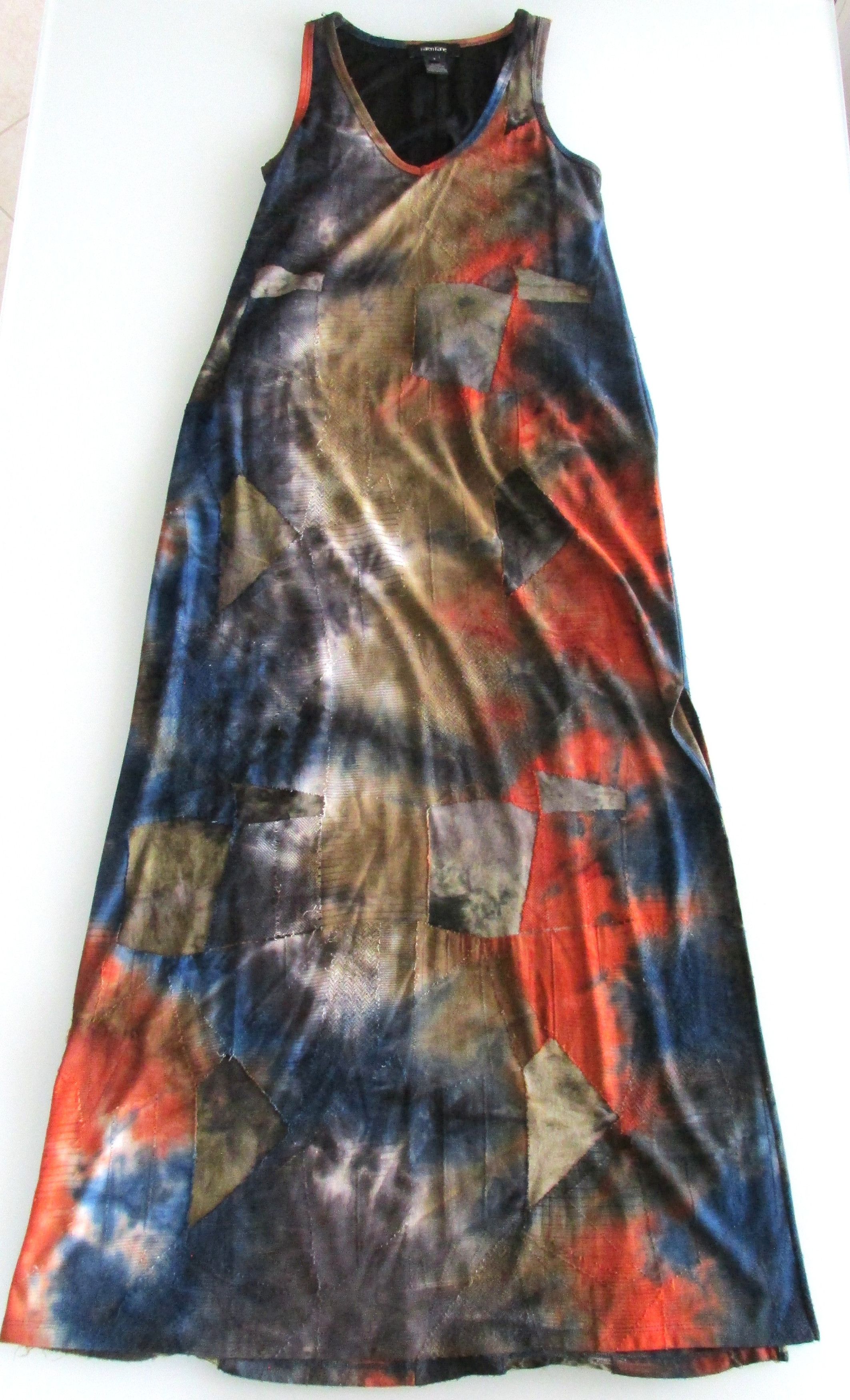 Other Karen Kane Tie Dye Knit Patchwork Maxi Dress Size Small Size S / US 4 / IT 40 - 1 Thumbnail