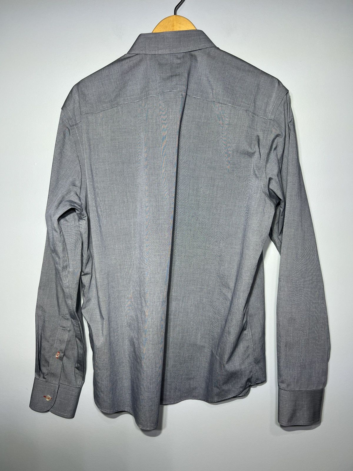 UNTUCKit UNTUCKIT Shirt Mens L Pio Cesare Wrinkle Free Button Up Gray Size US L / EU 52-54 / 3 - 6 Thumbnail