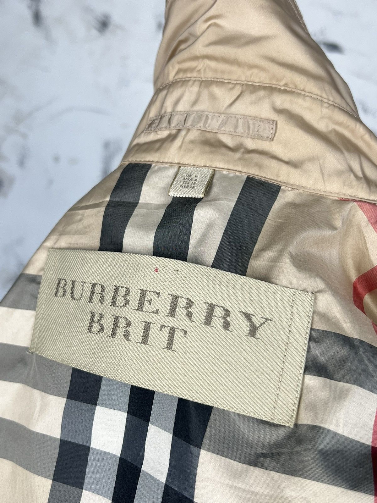 Burberry Burberry Brit Trench Coat Jacket Size XS - S US 4 Size S / US 4 / IT 40 - 11 Thumbnail