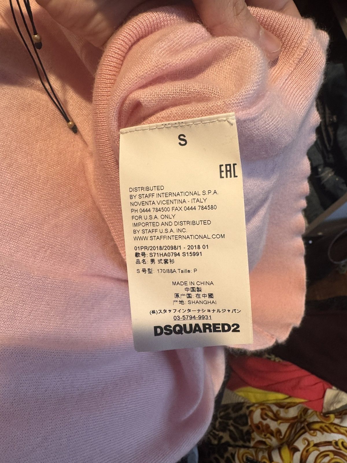 Dsquared2 Dsquared2 pink wool shirt Size US S / EU 44-46 / 1 - 4 Thumbnail