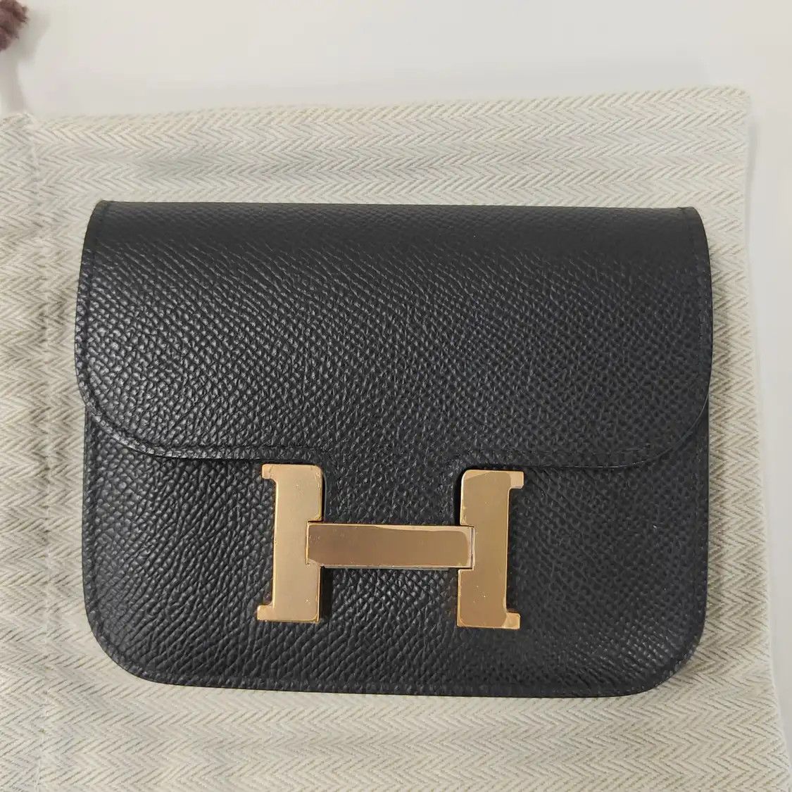Hermes Hermes Constance Slim Small black Epsom cowhide leather Constance bag shoulder b Size ONE SIZE - 1 Thumbnail