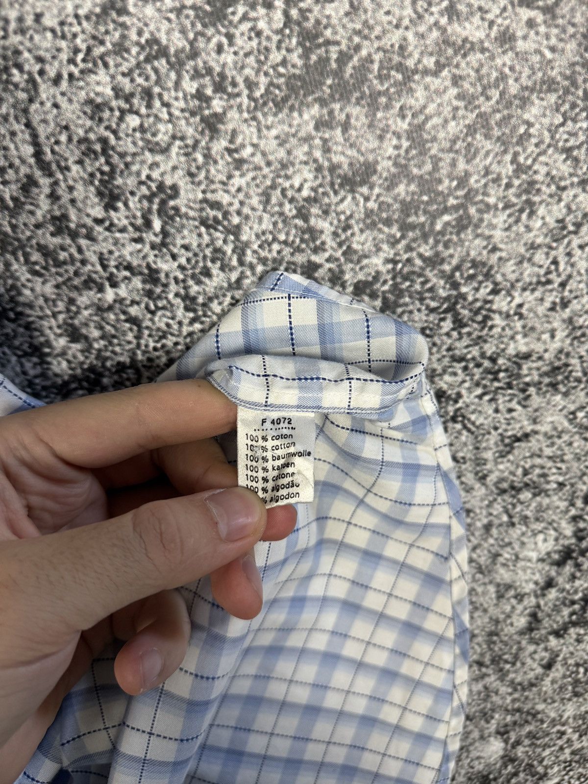 Lacoste Men’s Lacoste Long Sleeve Shirt Button Up Vintage Size 42 Size US L / EU 52-54 / 3 - 9 Thumbnail