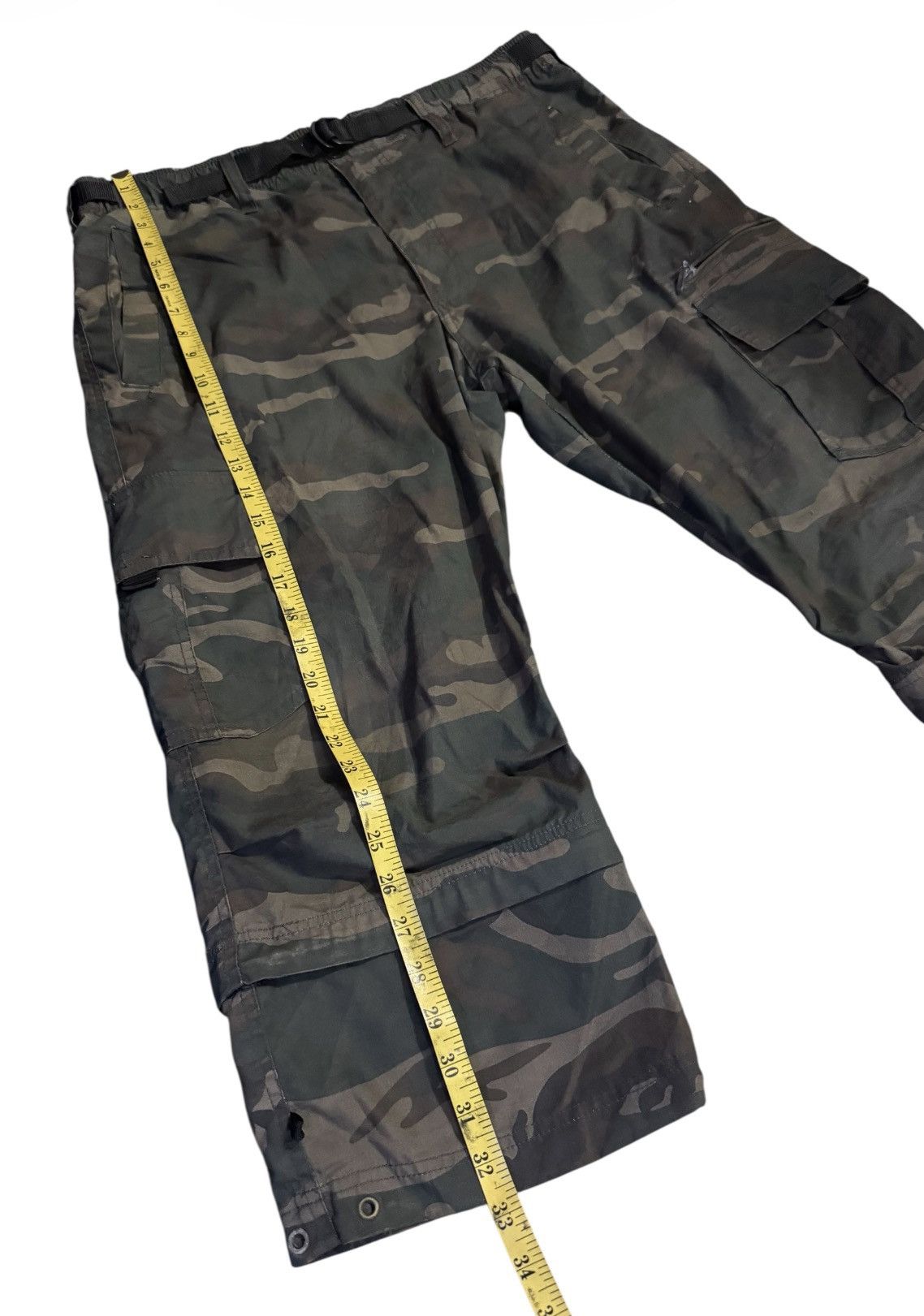 Japanese Brand PARALYSER Cargo Pants Camouflage ARMY Vintage Size US 33 - 6 Thumbnail
