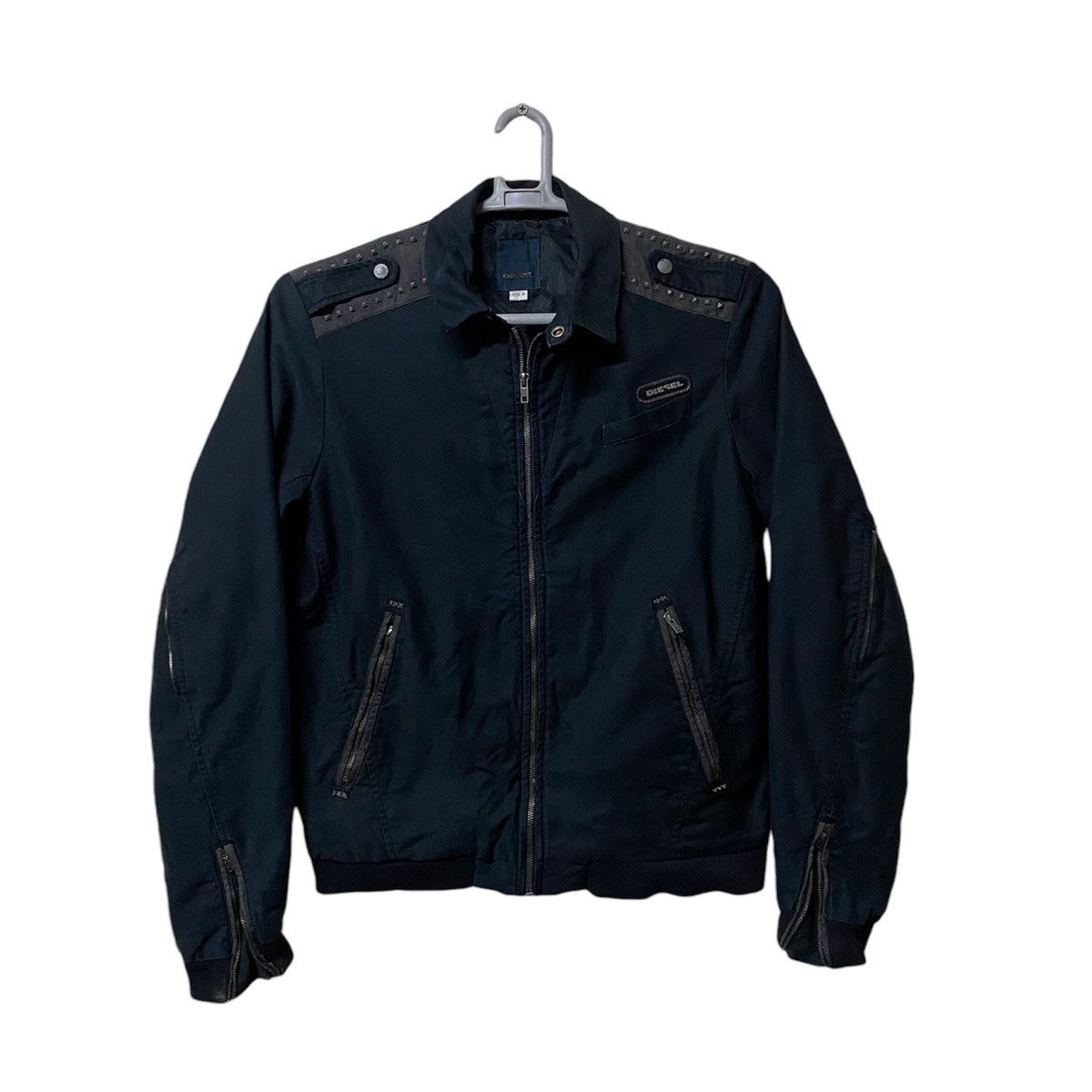 Diesel Rare Diesel zipper bomber jacket medium size black colour Size US M / EU 48-50 / 2 - 1 Thumbnail