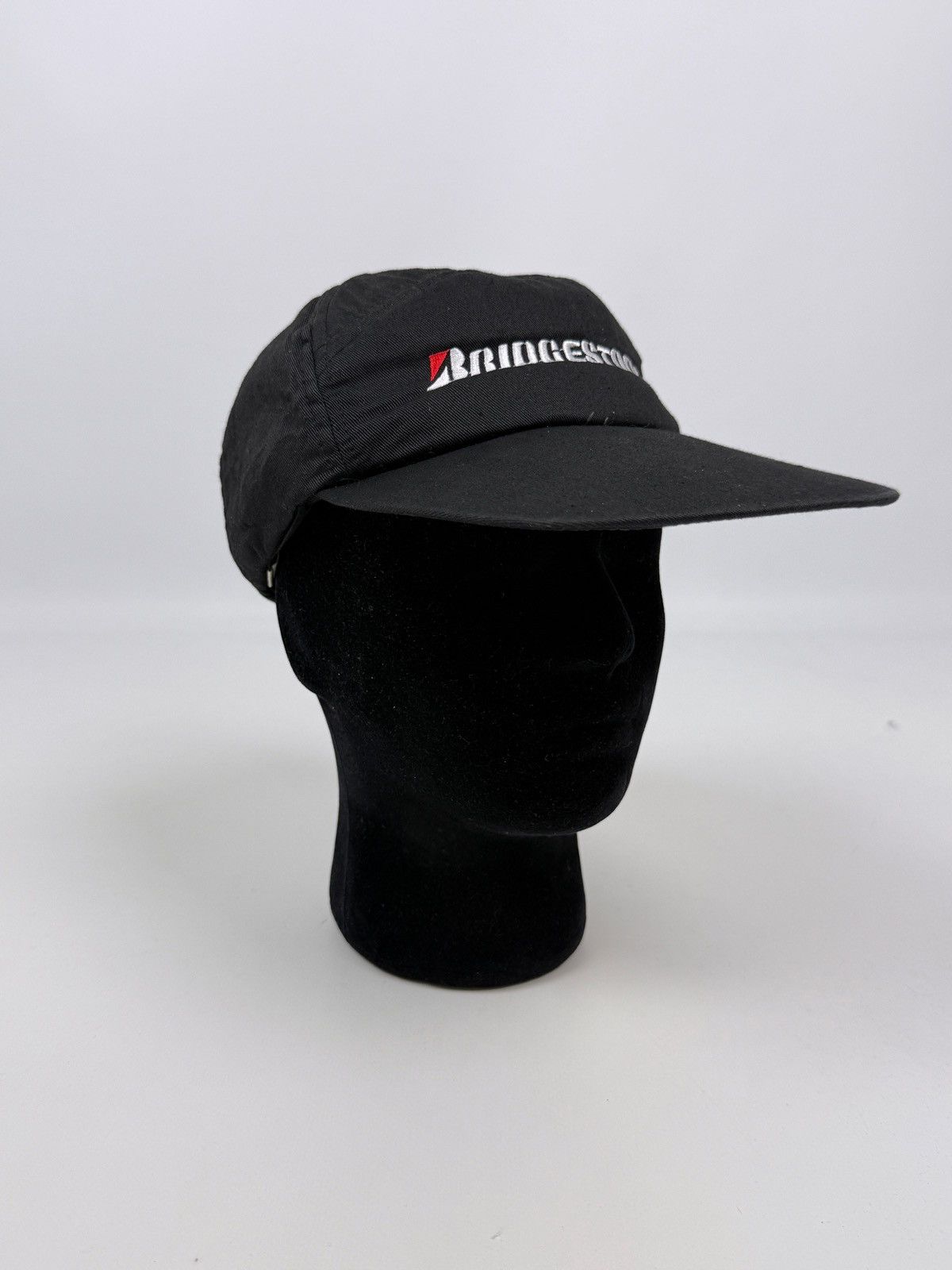 Vintage 90s Vintage Bridgestone Formula 1 Foam Long Bill Racing Hat Size ONE SIZE - 1 Thumbnail