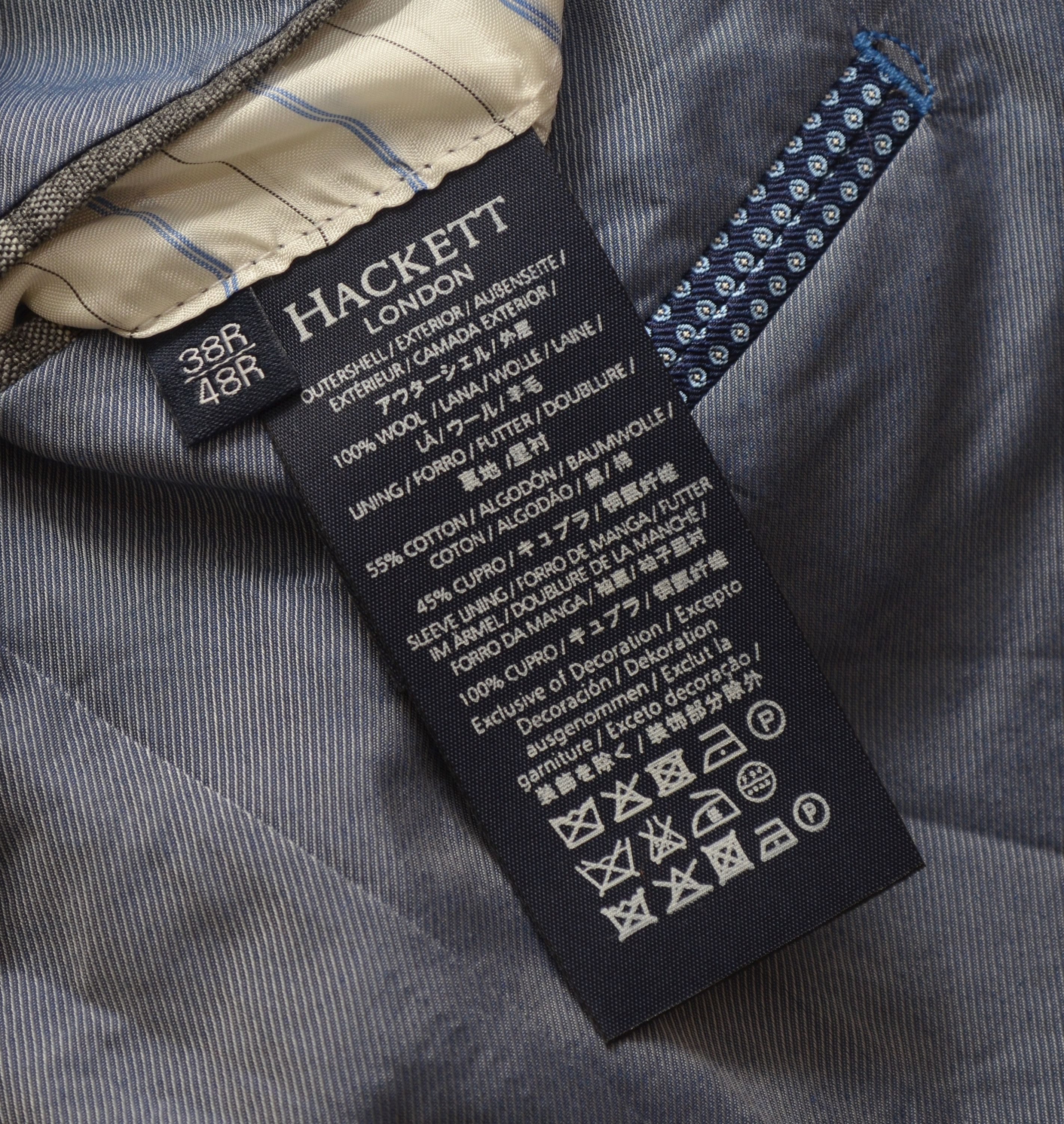 Hackett Hackett Blazer Jacket Unlined Check Wool EU48 US38 Size 38R - 12 Thumbnail