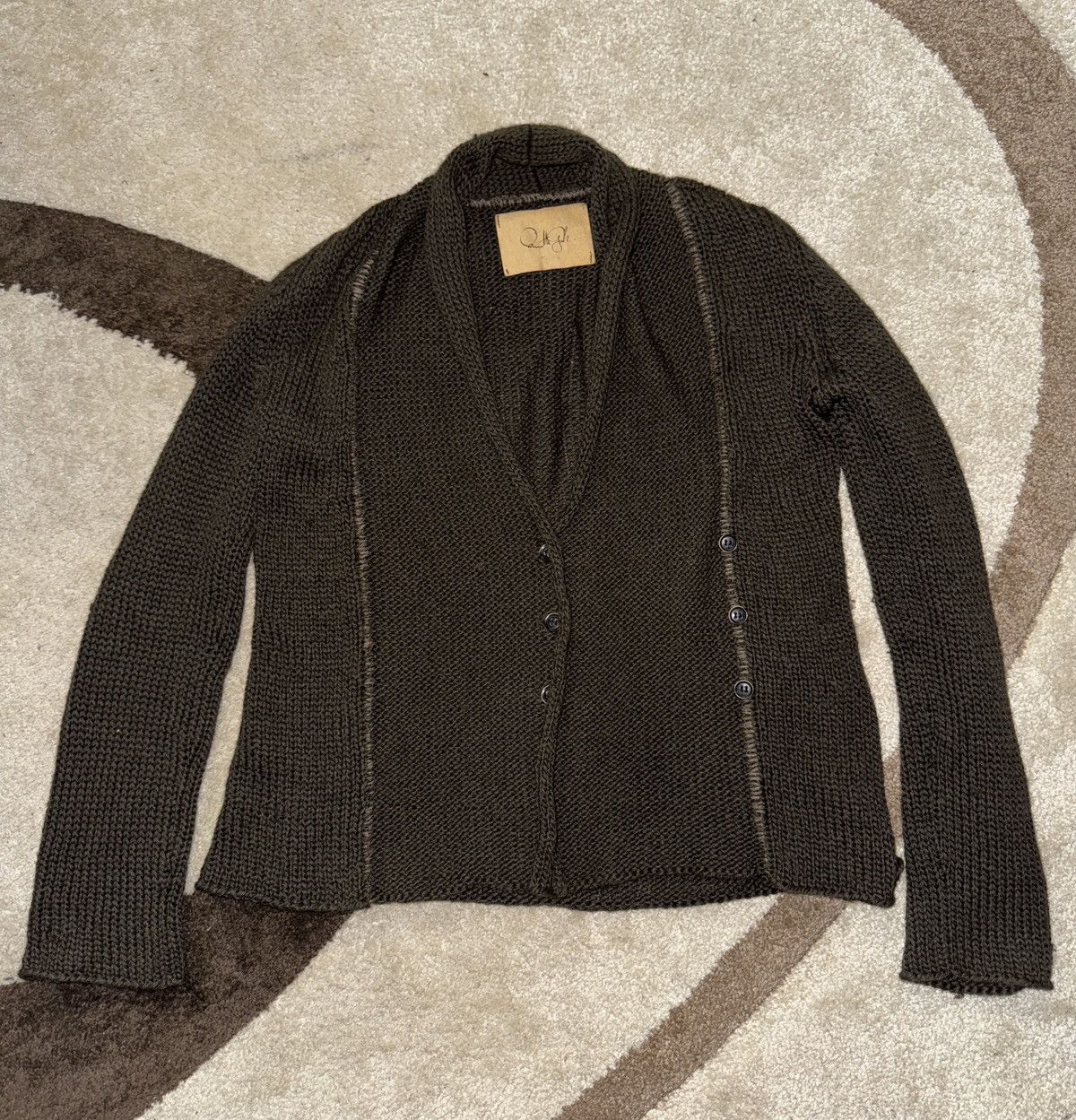 Annette Gortz Annette Gortz brown double breasted cardigan avant garde Size S / US 4 / IT 40 - 2 Thumbnail